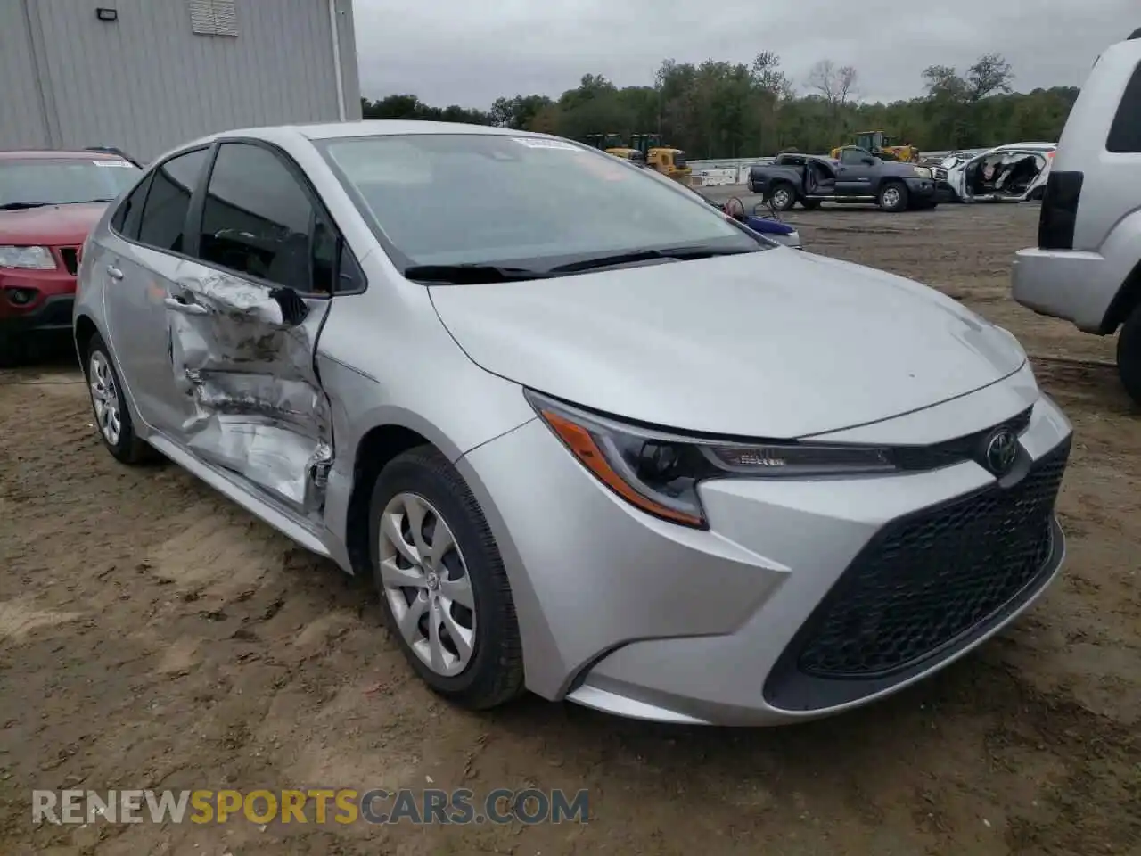 1 Photograph of a damaged car JTDEPMAE2MJ149366 TOYOTA COROLLA 2021