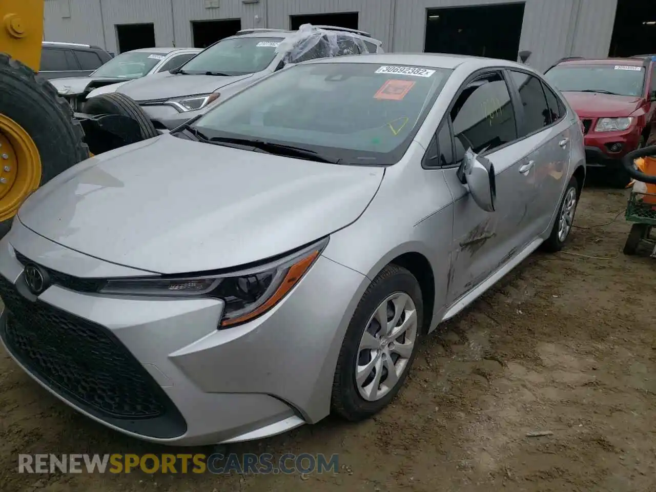 2 Photograph of a damaged car JTDEPMAE2MJ149366 TOYOTA COROLLA 2021