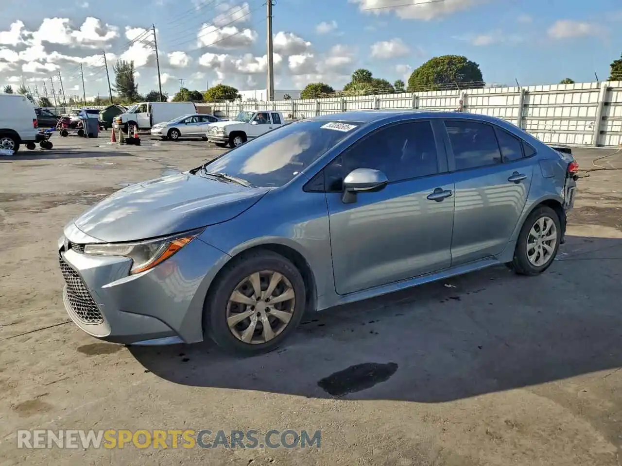 1 Photograph of a damaged car JTDEPMAE2MJ149500 TOYOTA COROLLA 2021