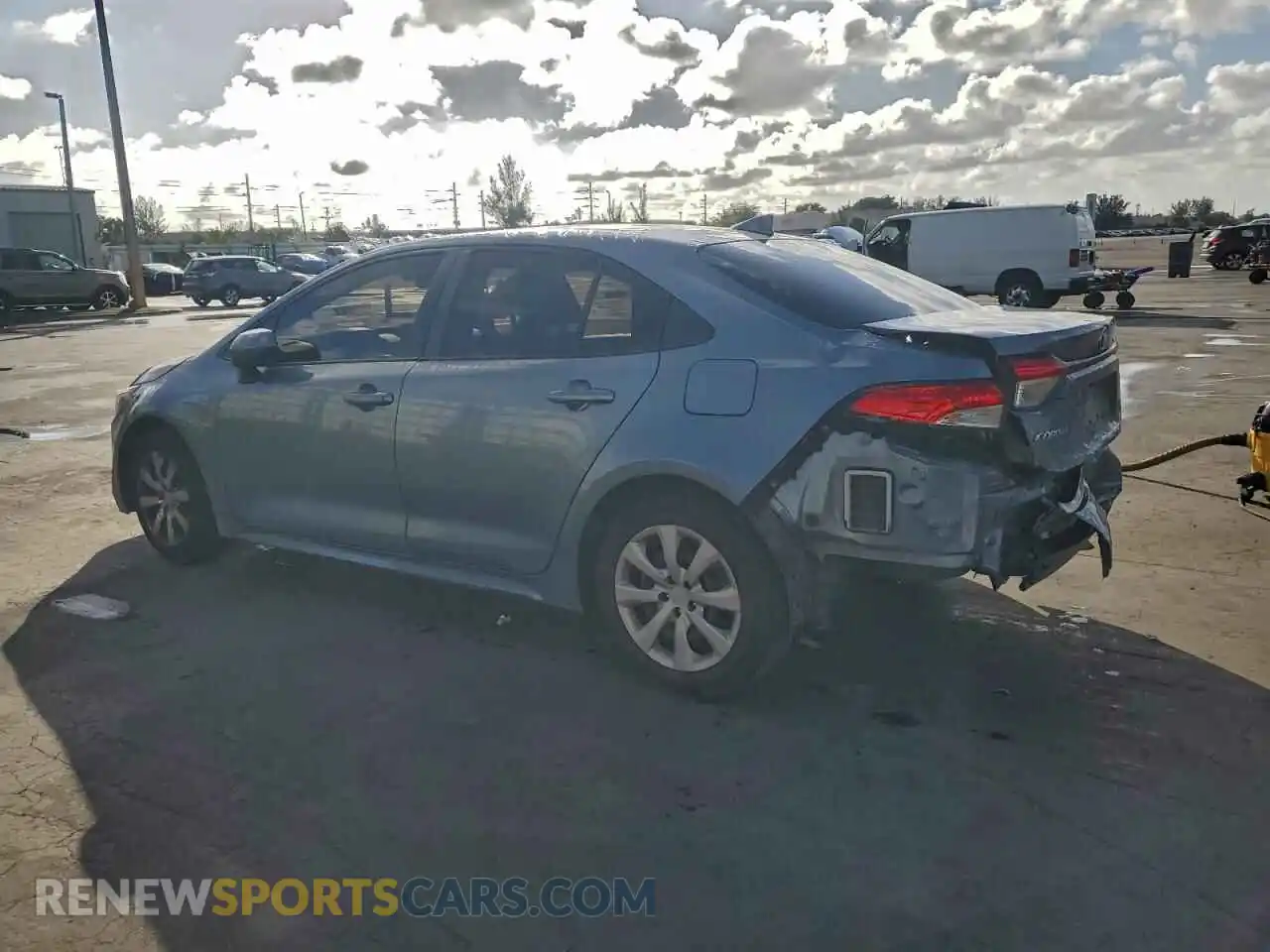 2 Photograph of a damaged car JTDEPMAE2MJ149500 TOYOTA COROLLA 2021
