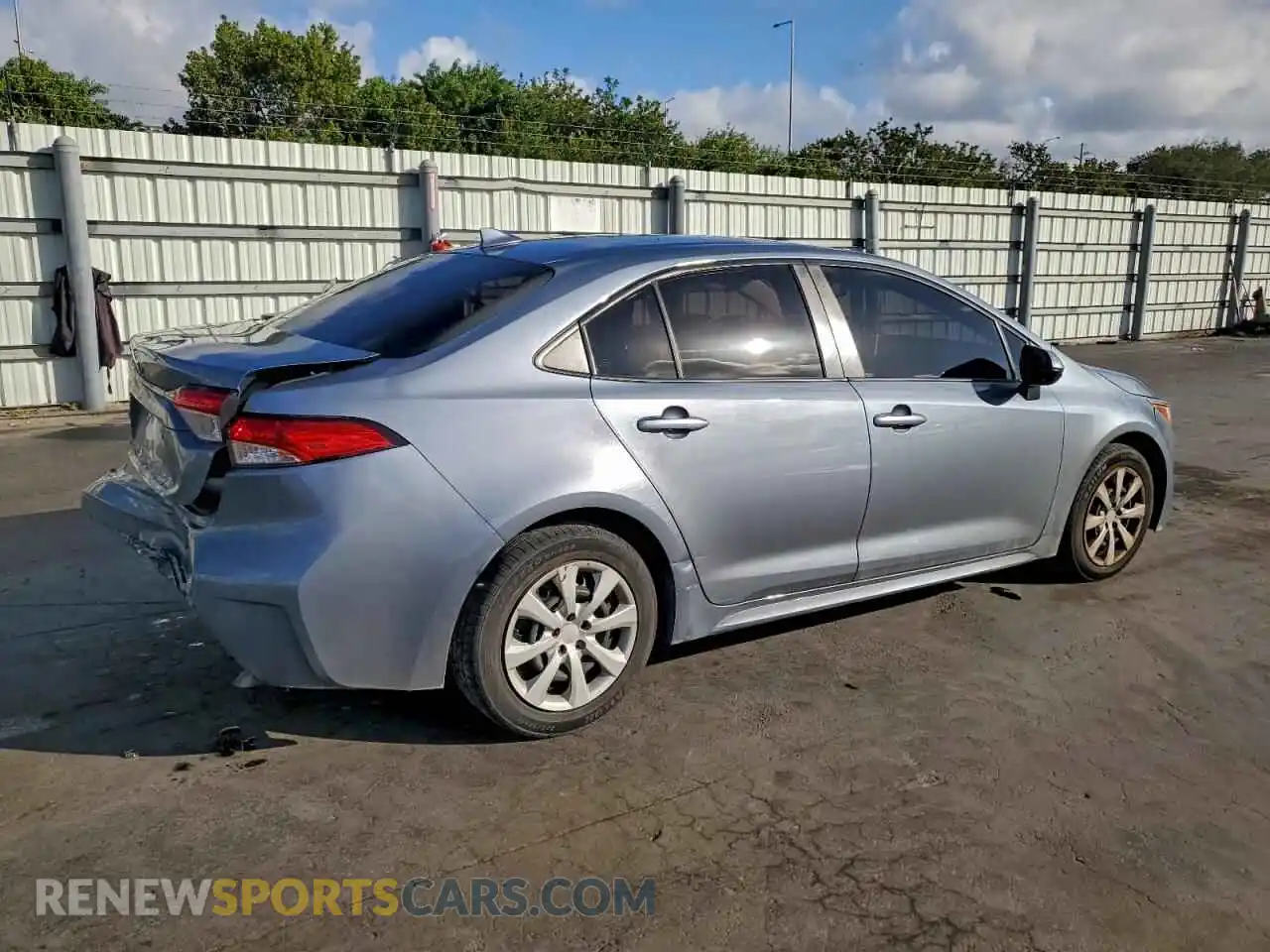 3 Photograph of a damaged car JTDEPMAE2MJ149500 TOYOTA COROLLA 2021