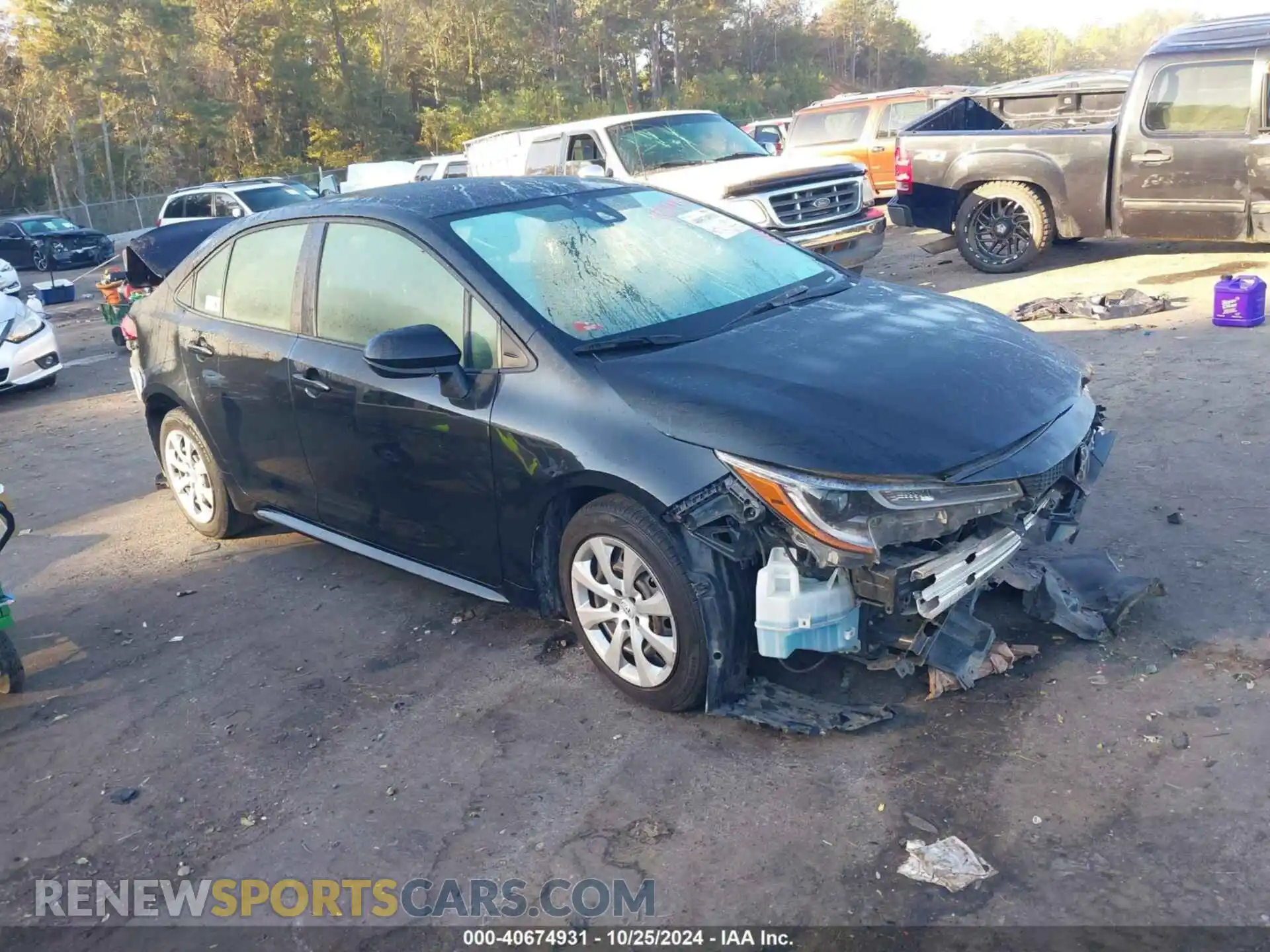 1 Photograph of a damaged car JTDEPMAE2MJ152509 TOYOTA COROLLA 2021