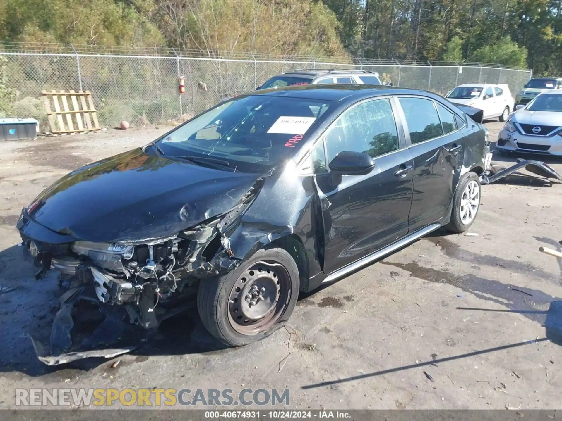 2 Photograph of a damaged car JTDEPMAE2MJ152509 TOYOTA COROLLA 2021