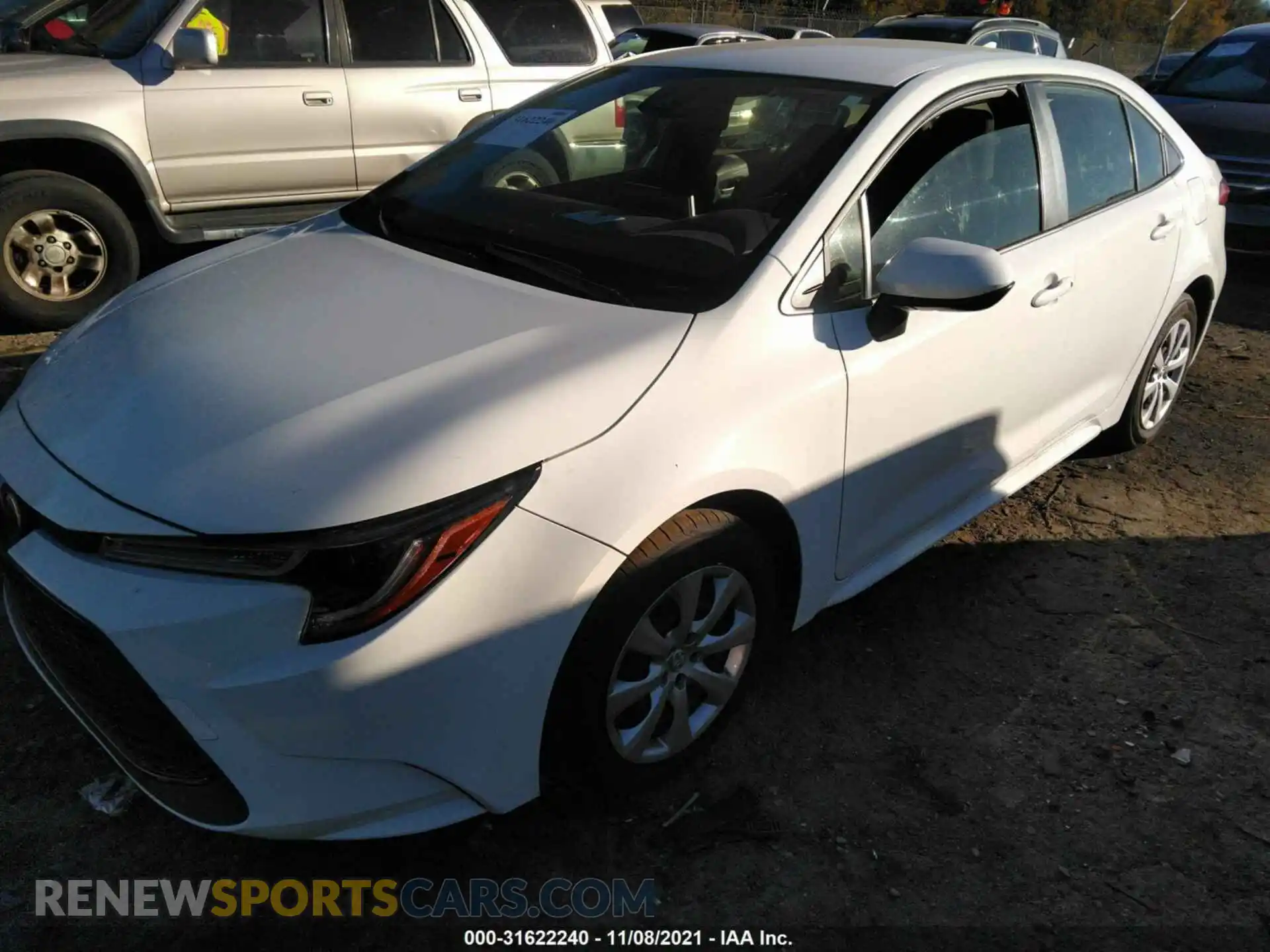 2 Photograph of a damaged car JTDEPMAE2MJ153224 TOYOTA COROLLA 2021