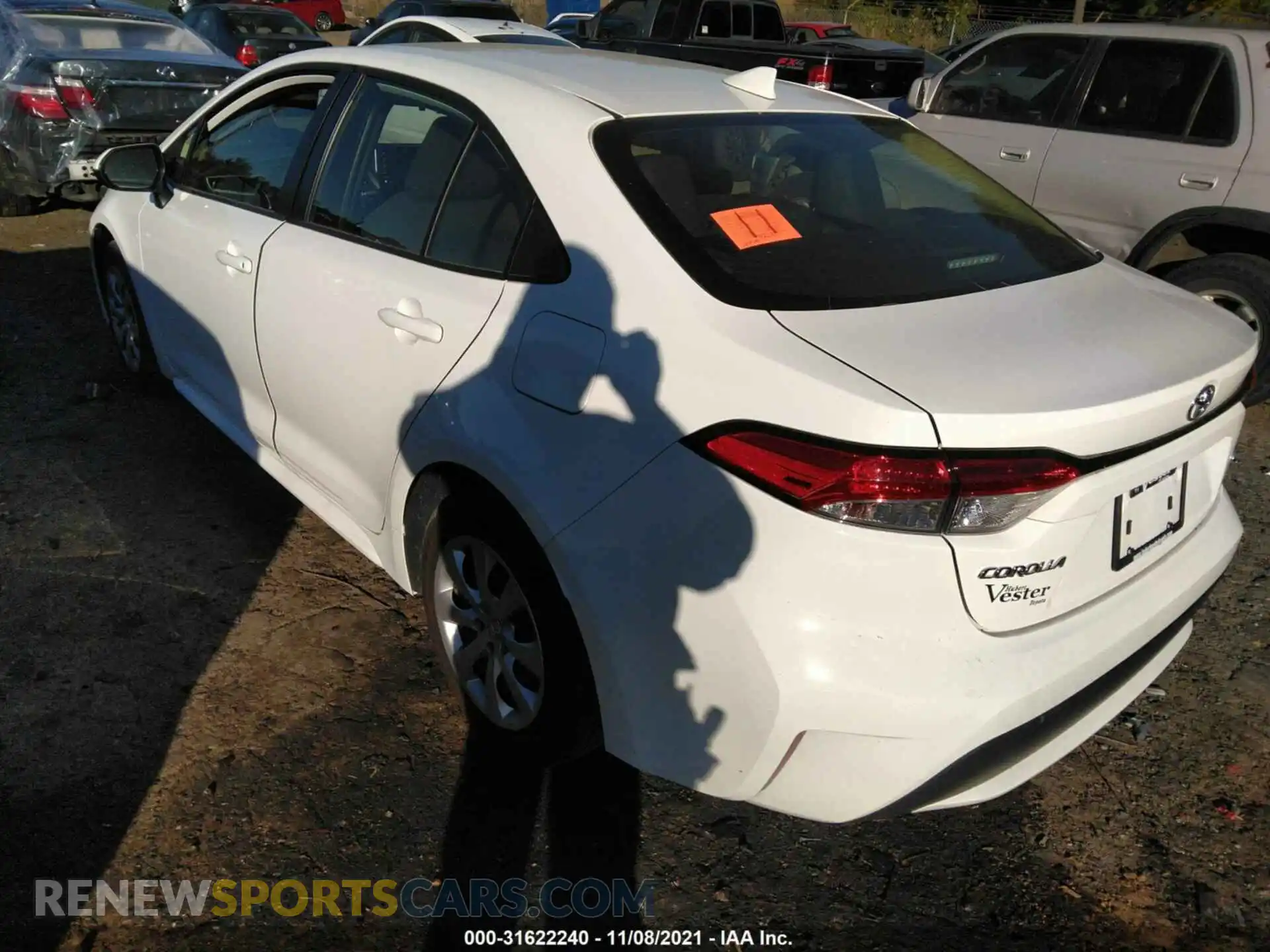 3 Photograph of a damaged car JTDEPMAE2MJ153224 TOYOTA COROLLA 2021