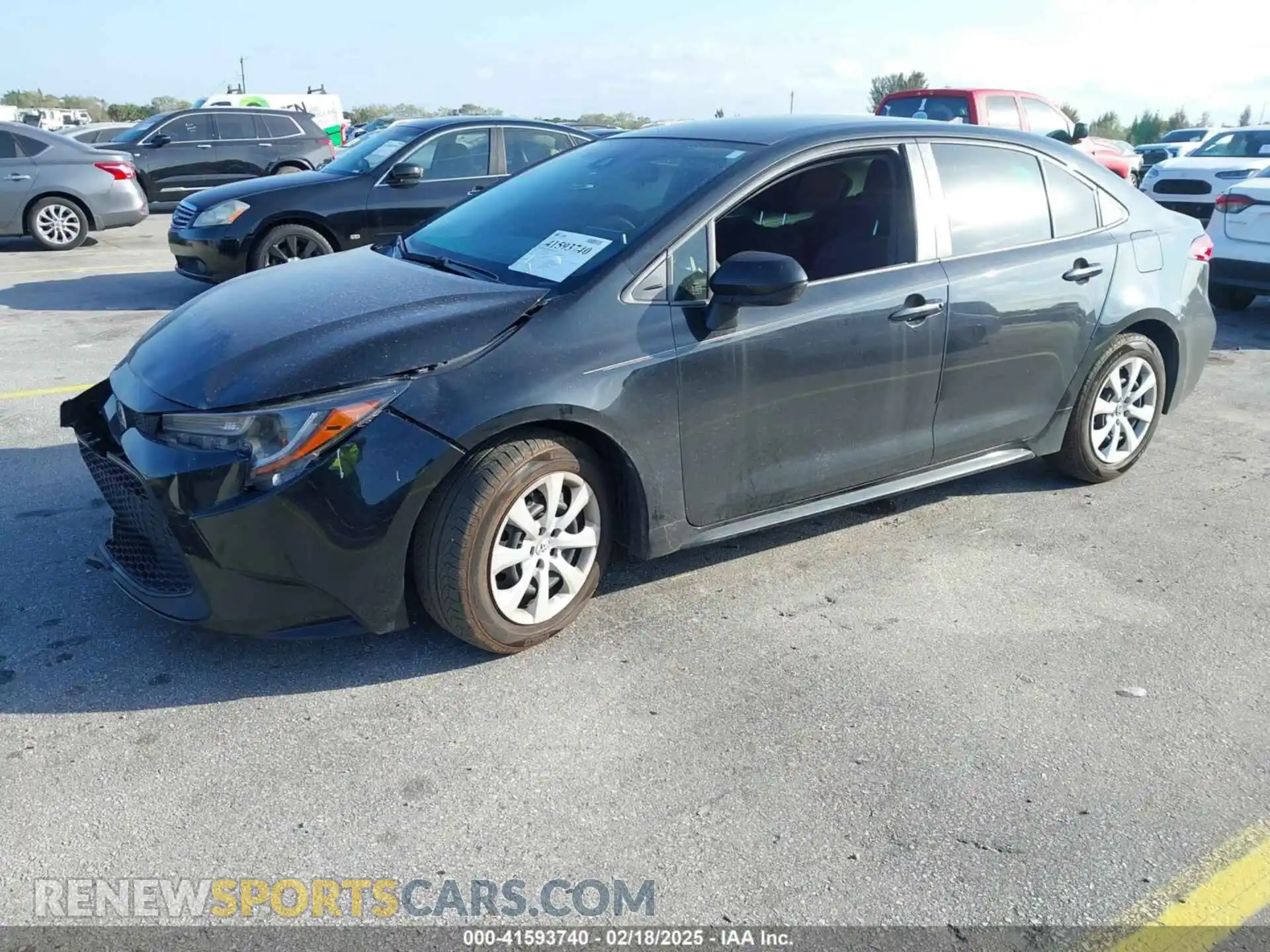 2 Photograph of a damaged car JTDEPMAE2MJ153479 TOYOTA COROLLA 2021