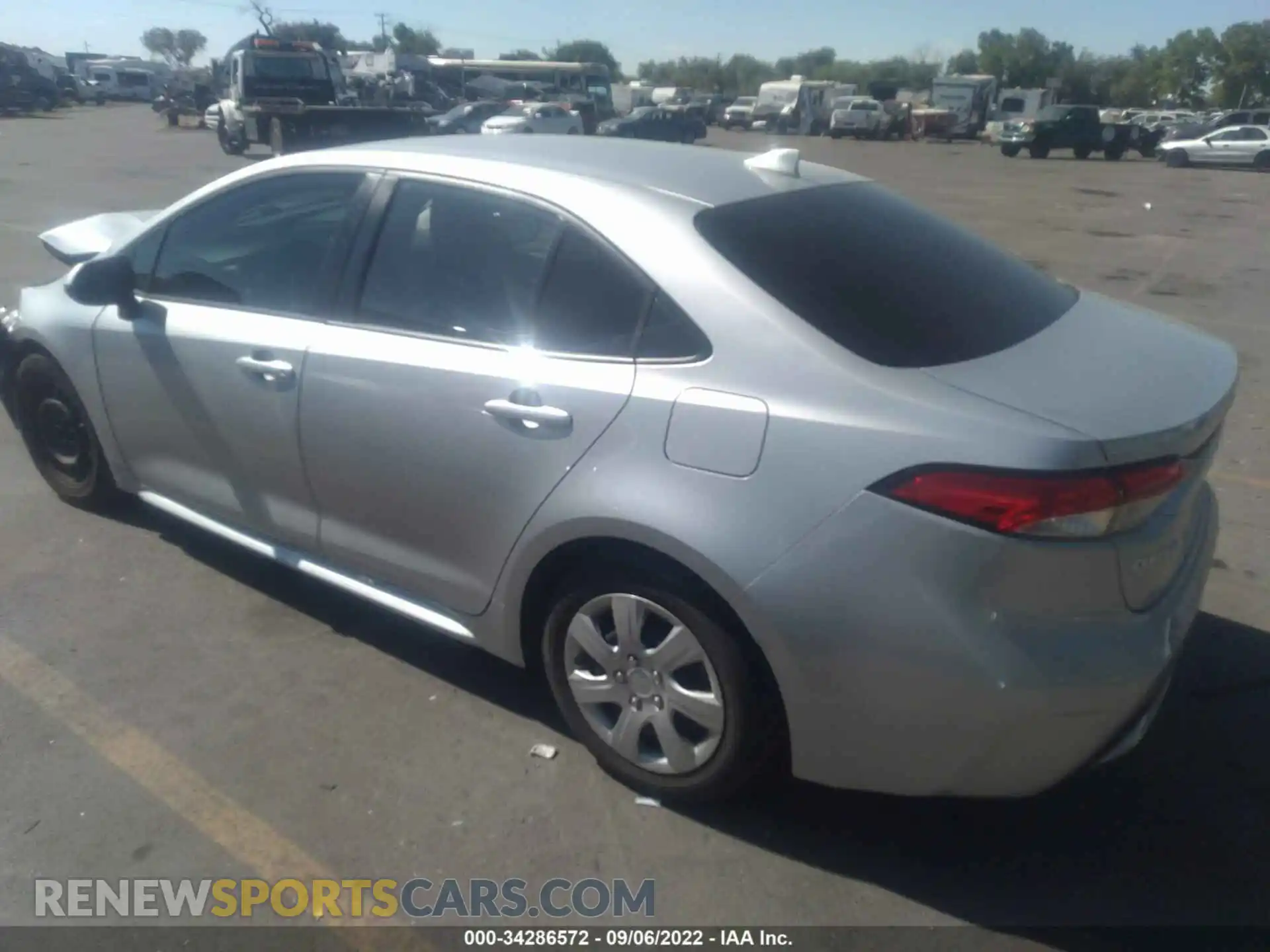 3 Photograph of a damaged car JTDEPMAE2MJ154695 TOYOTA COROLLA 2021