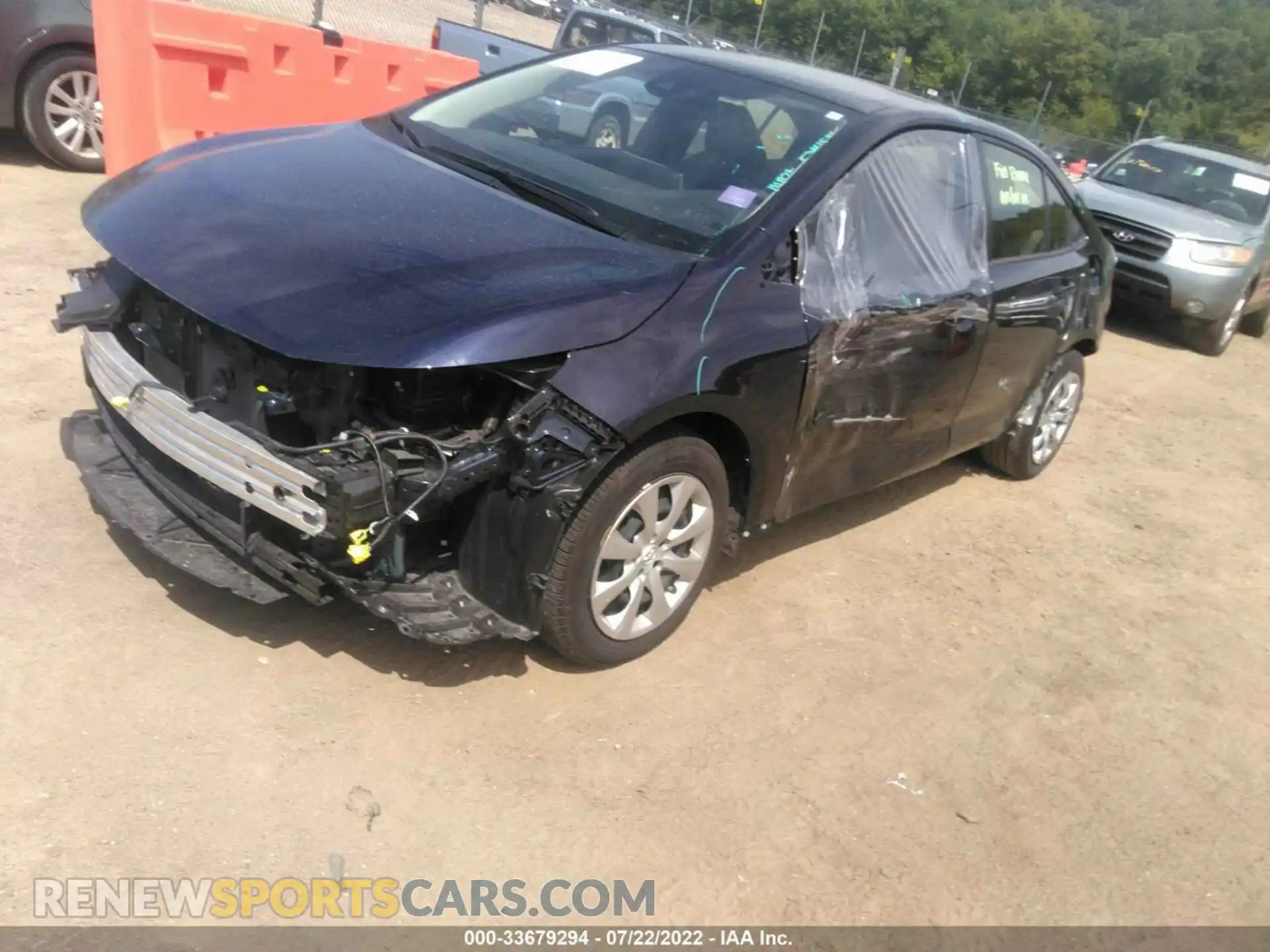 2 Photograph of a damaged car JTDEPMAE2MJ156818 TOYOTA COROLLA 2021