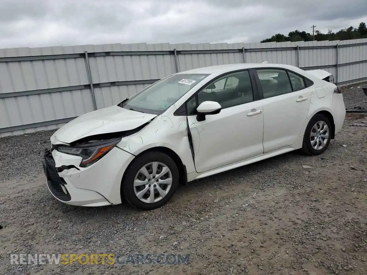 1 Photograph of a damaged car JTDEPMAE2MJ158956 TOYOTA COROLLA 2021