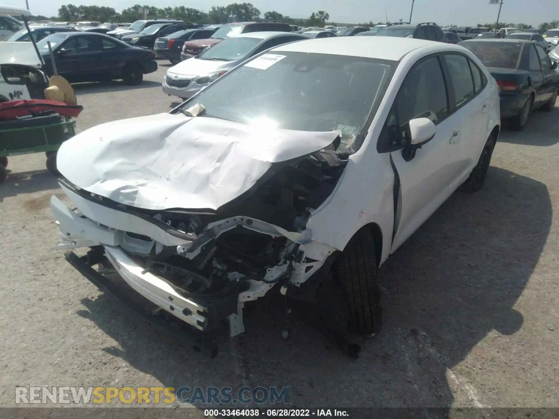 2 fotografías del automóvil dañado JTDEPMAE2MJ159248 TOYOTA COROLLA 2021