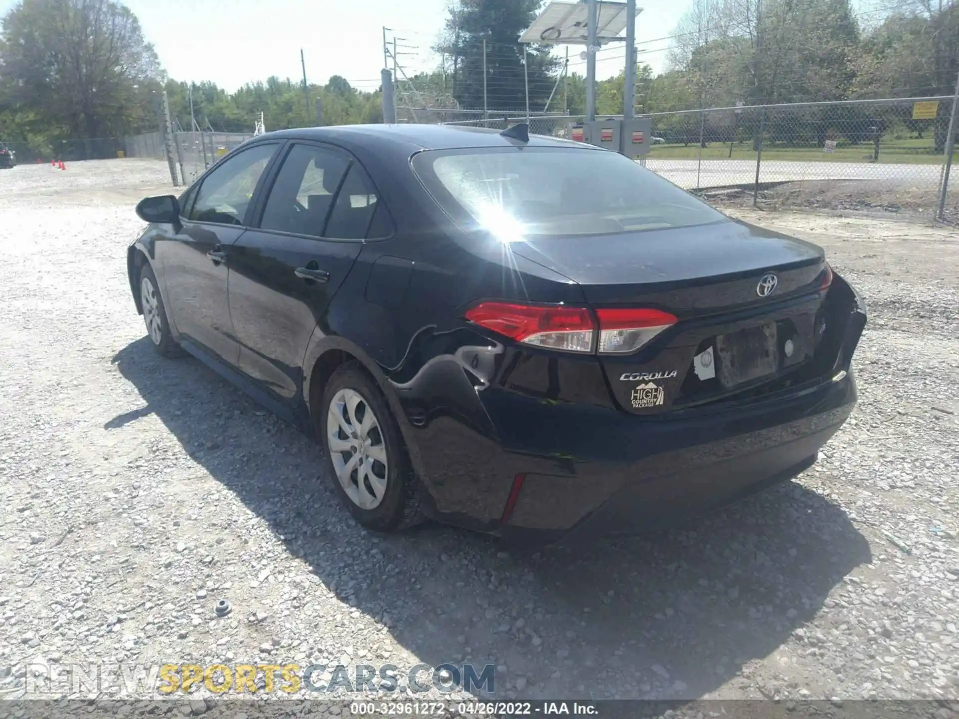3 Photograph of a damaged car JTDEPMAE2MJ159380 TOYOTA COROLLA 2021