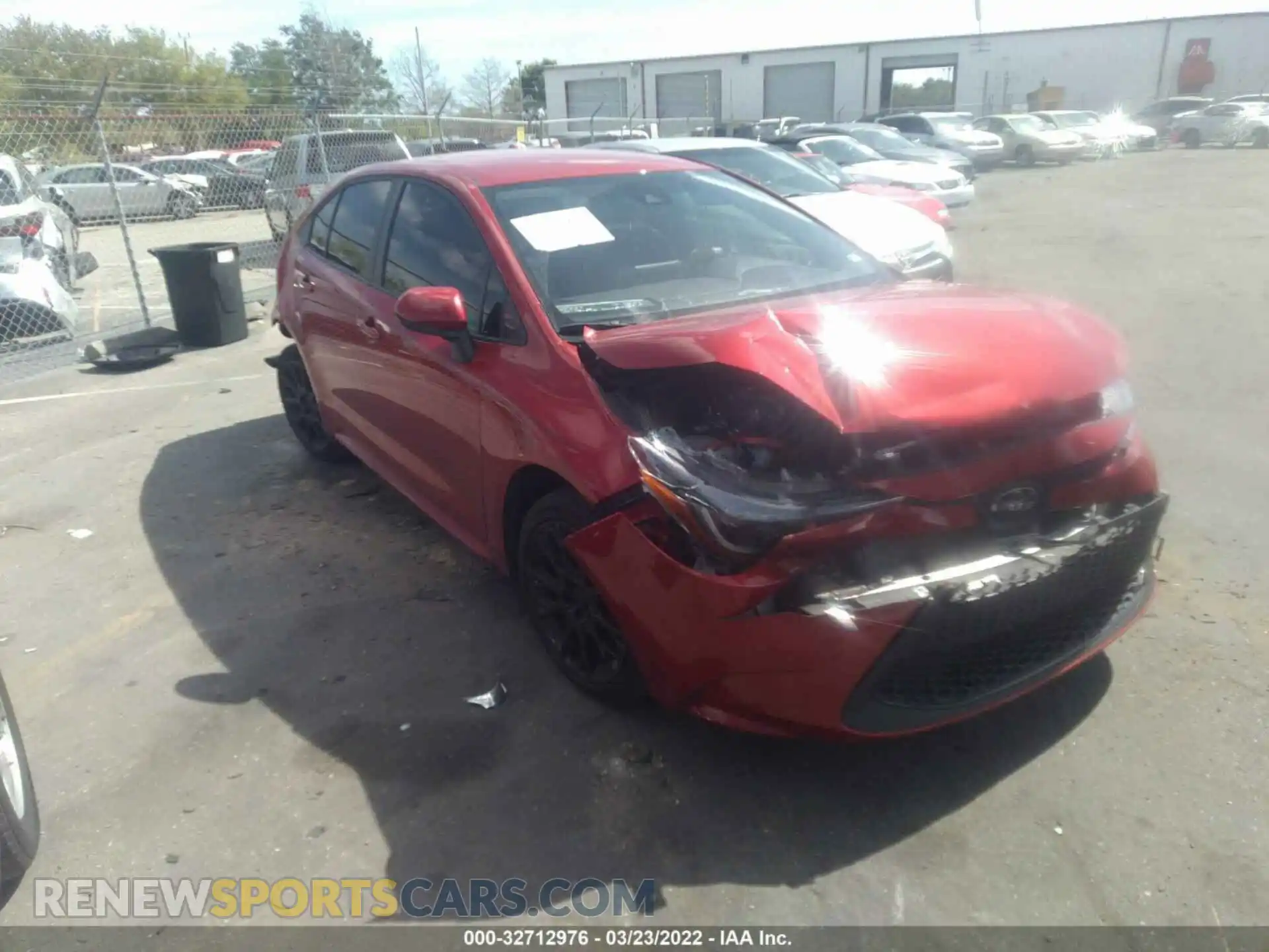 1 fotografías del automóvil dañado JTDEPMAE2MJ159671 TOYOTA COROLLA 2021