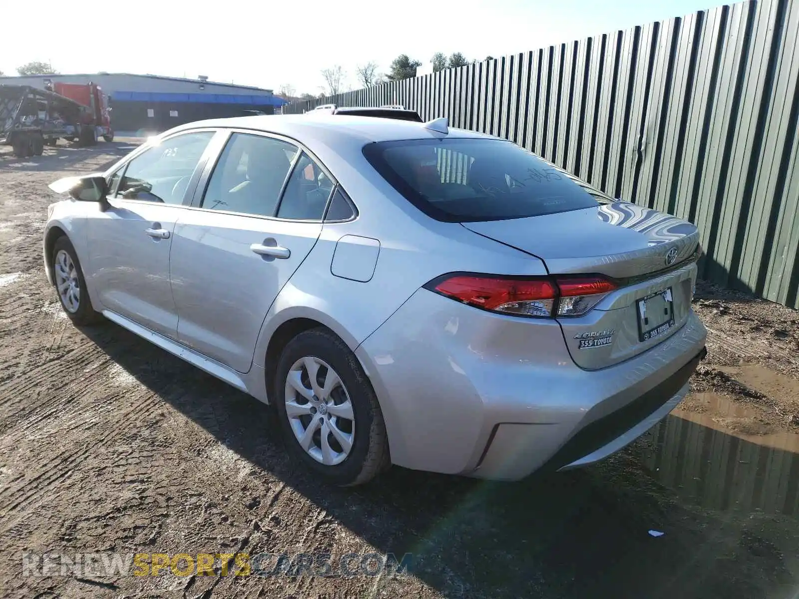 3 Photograph of a damaged car JTDEPMAE2MJ160738 TOYOTA COROLLA 2021