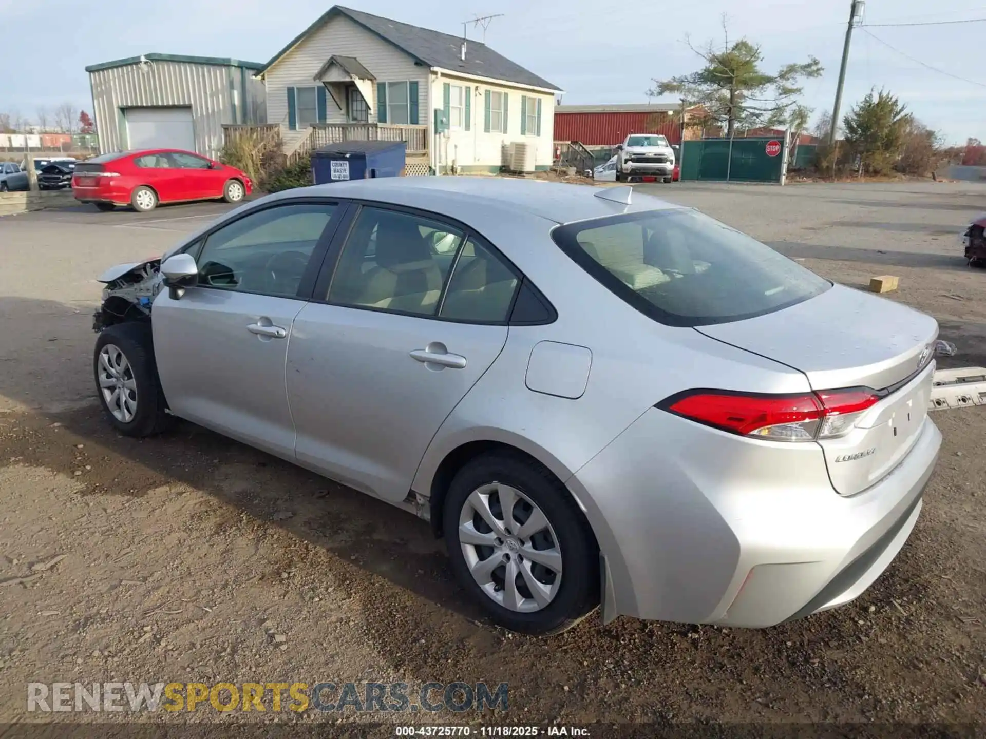 3 Photograph of a damaged car JTDEPMAE2MJ161033 TOYOTA COROLLA 2021