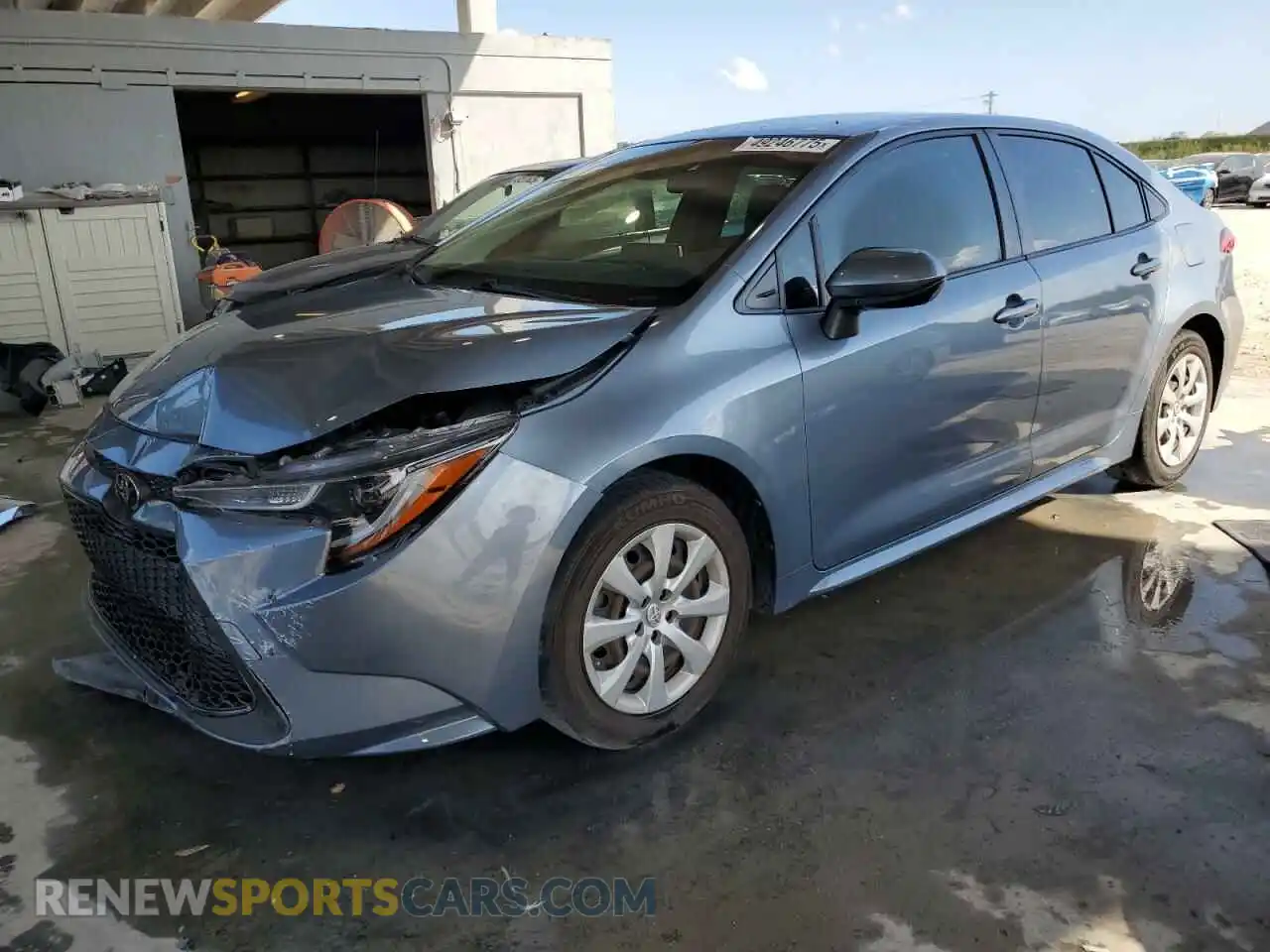 1 Photograph of a damaged car JTDEPMAE2MJ163199 TOYOTA COROLLA 2021