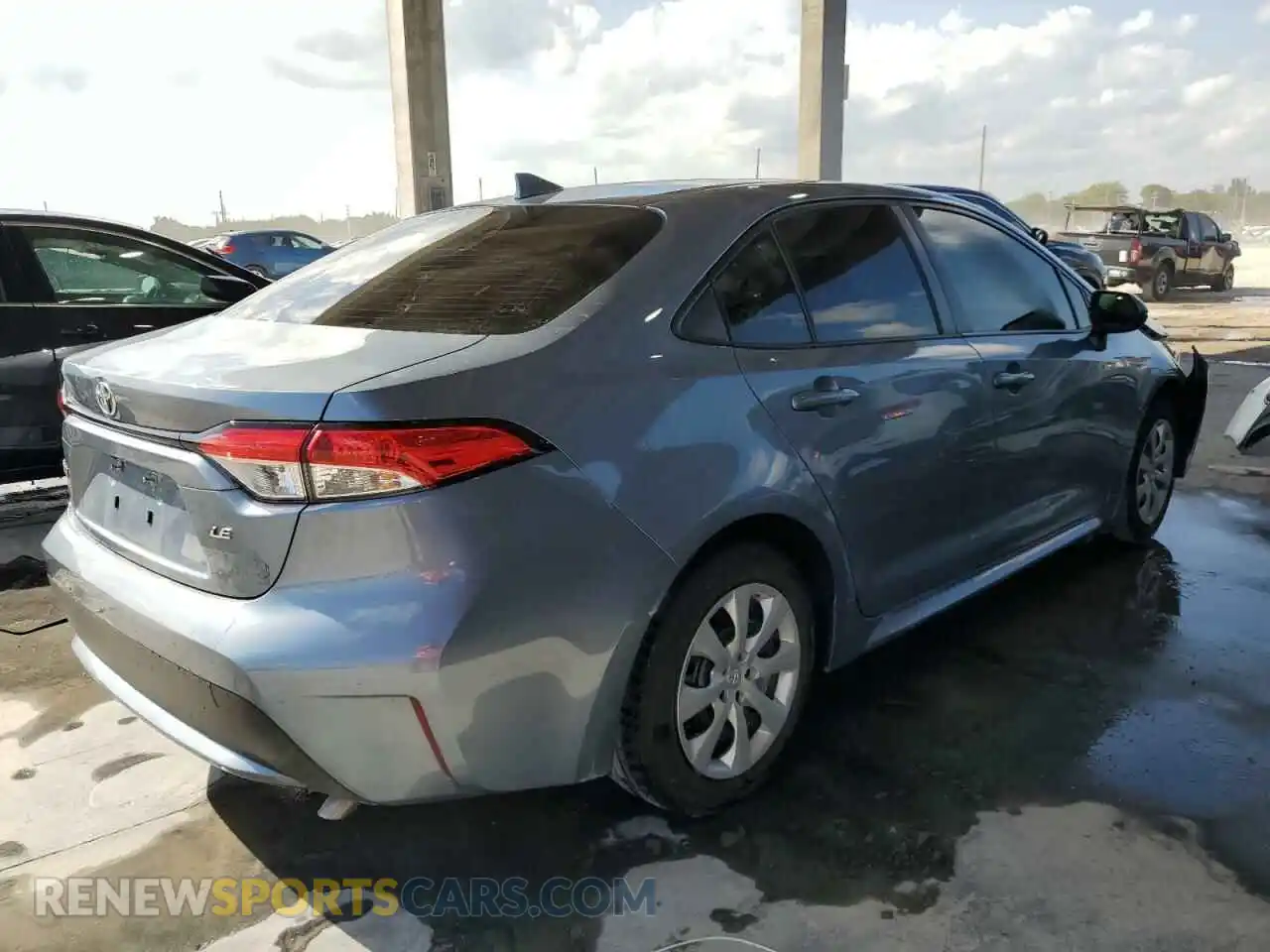 3 Photograph of a damaged car JTDEPMAE2MJ163199 TOYOTA COROLLA 2021