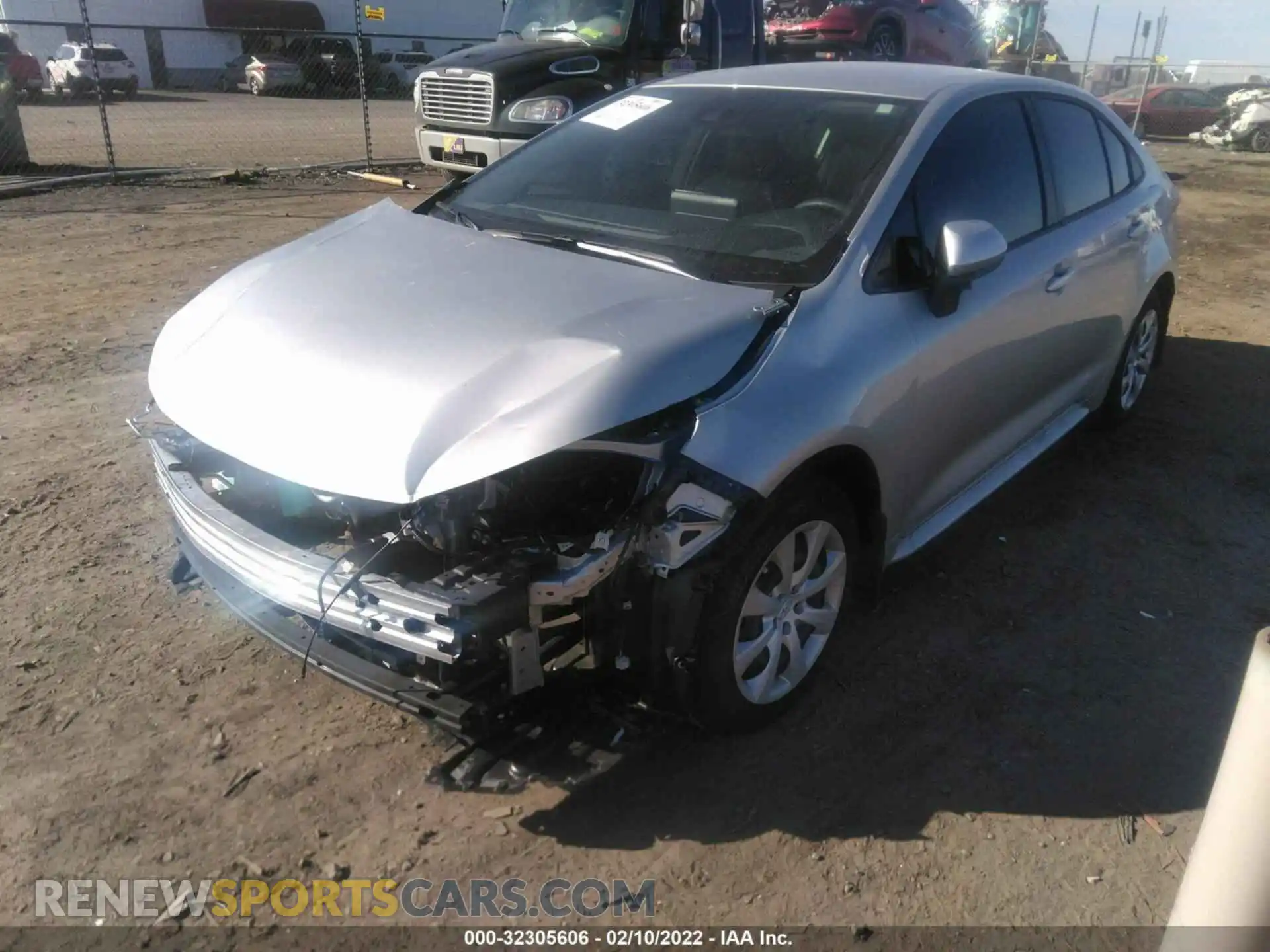 2 Photograph of a damaged car JTDEPMAE2MJ163302 TOYOTA COROLLA 2021