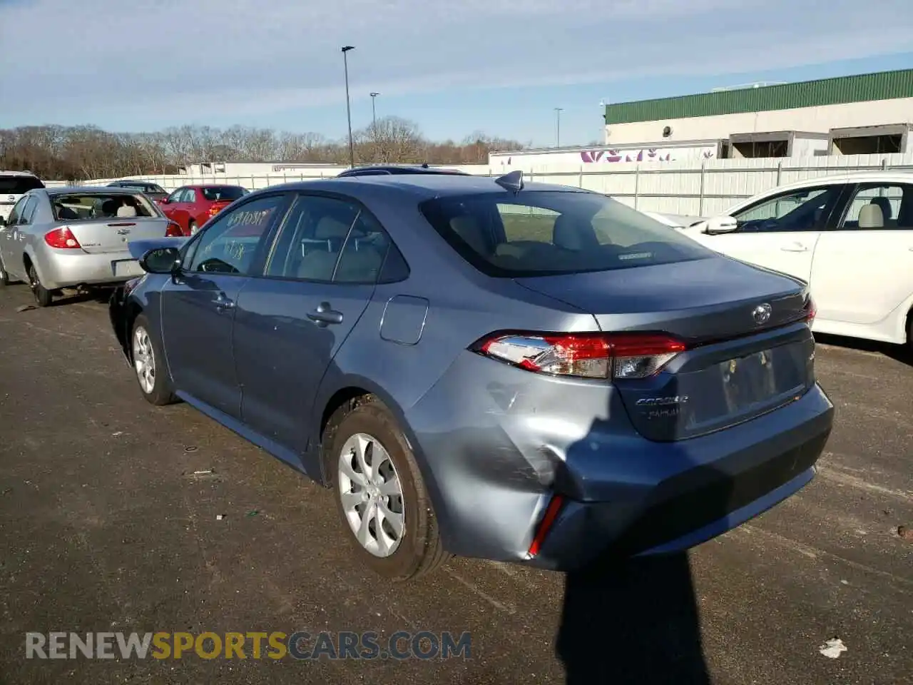 3 Photograph of a damaged car JTDEPMAE2MJ163803 TOYOTA COROLLA 2021