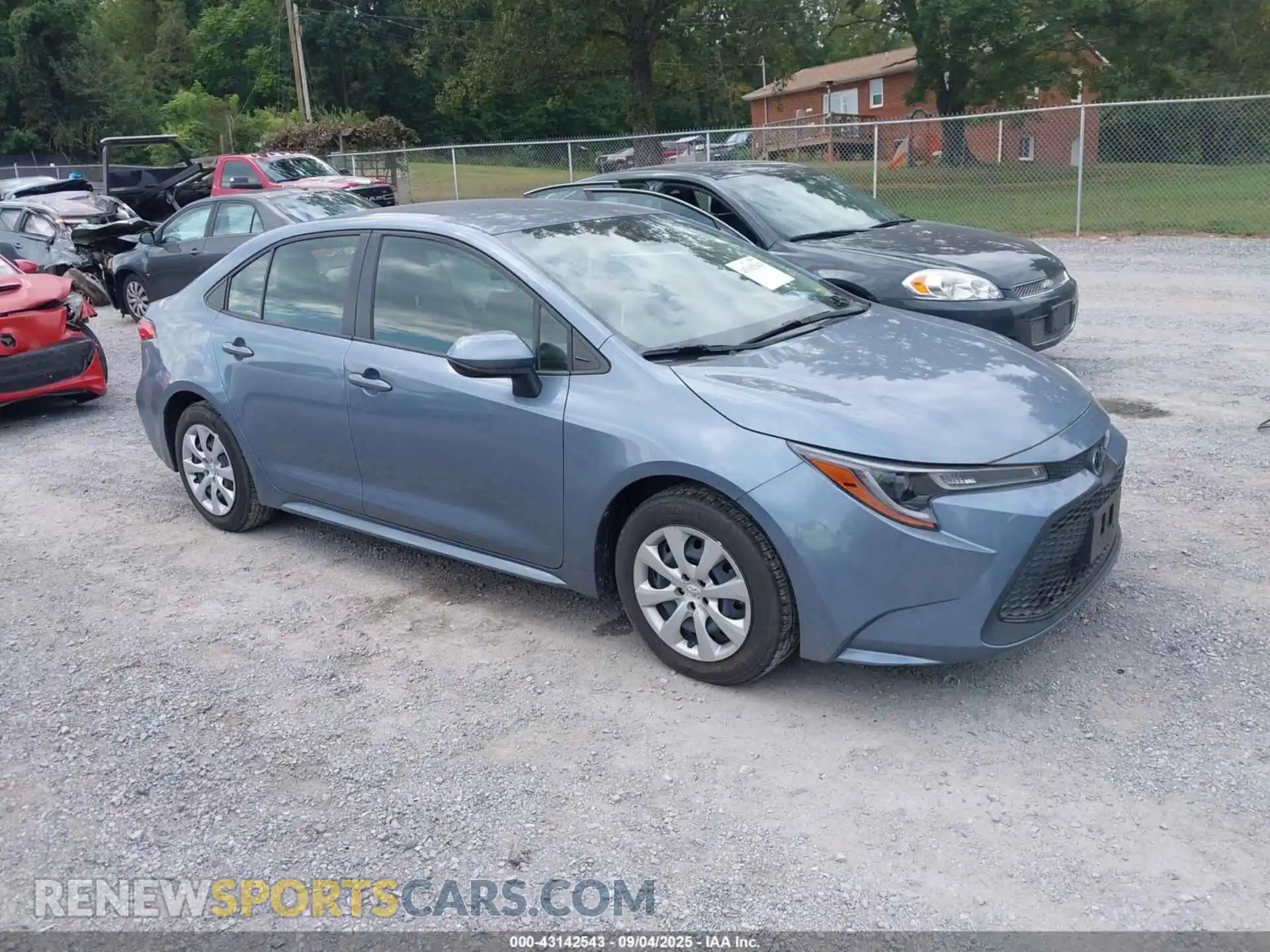 1 Photograph of a damaged car JTDEPMAE2MJ166183 TOYOTA COROLLA 2021
