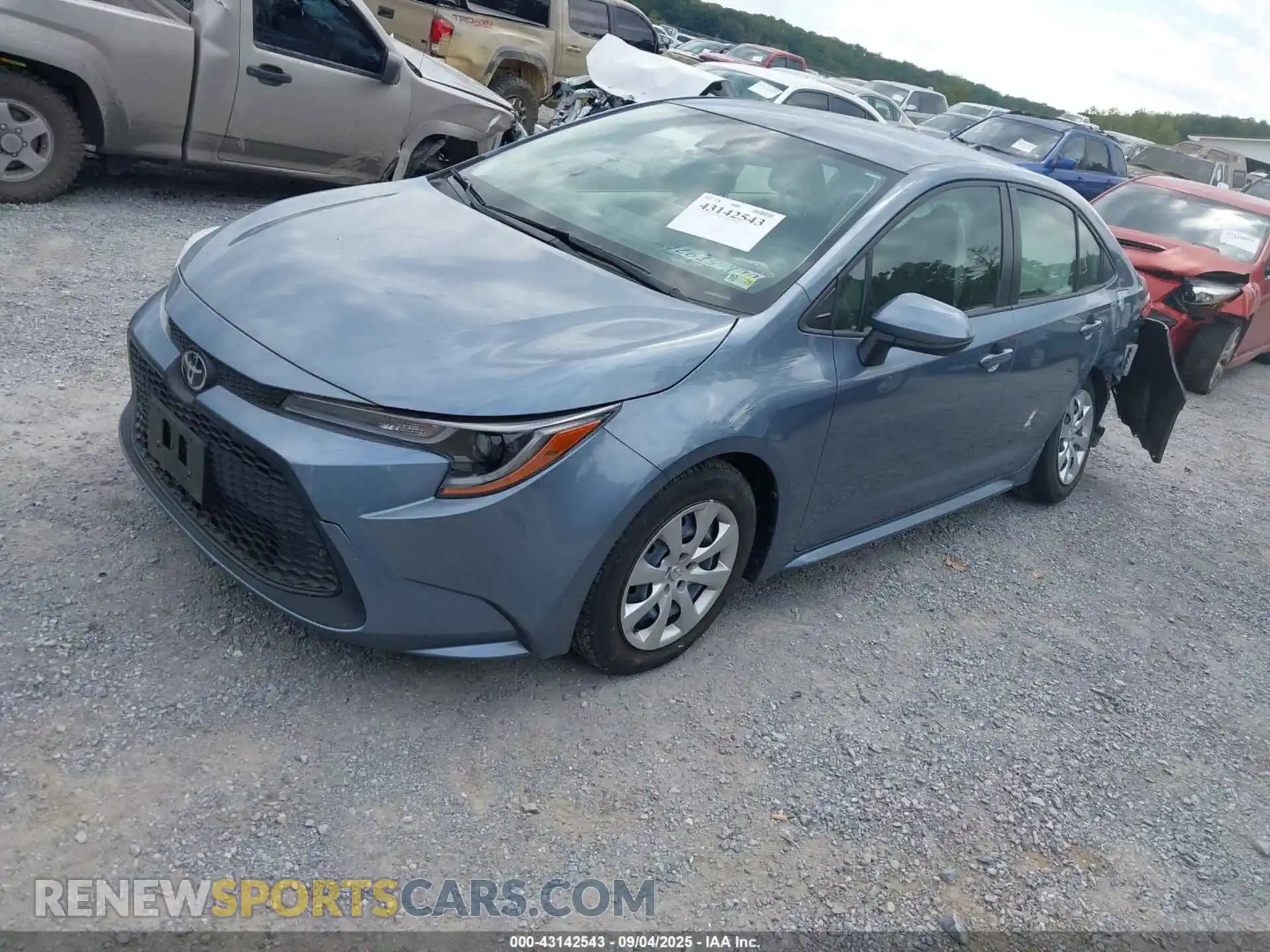 2 Photograph of a damaged car JTDEPMAE2MJ166183 TOYOTA COROLLA 2021