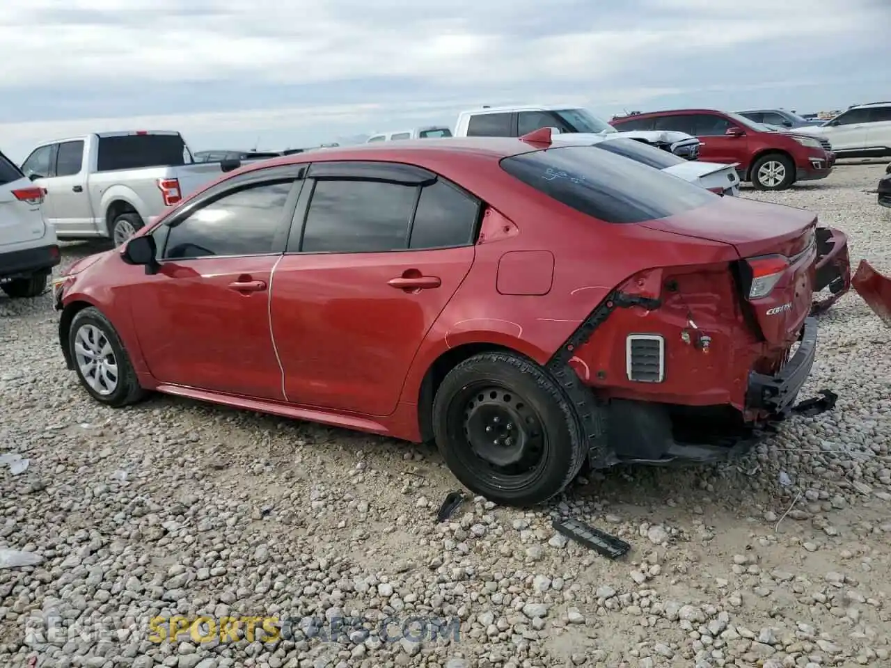 2 Photograph of a damaged car JTDEPMAE2MJ166250 TOYOTA COROLLA 2021