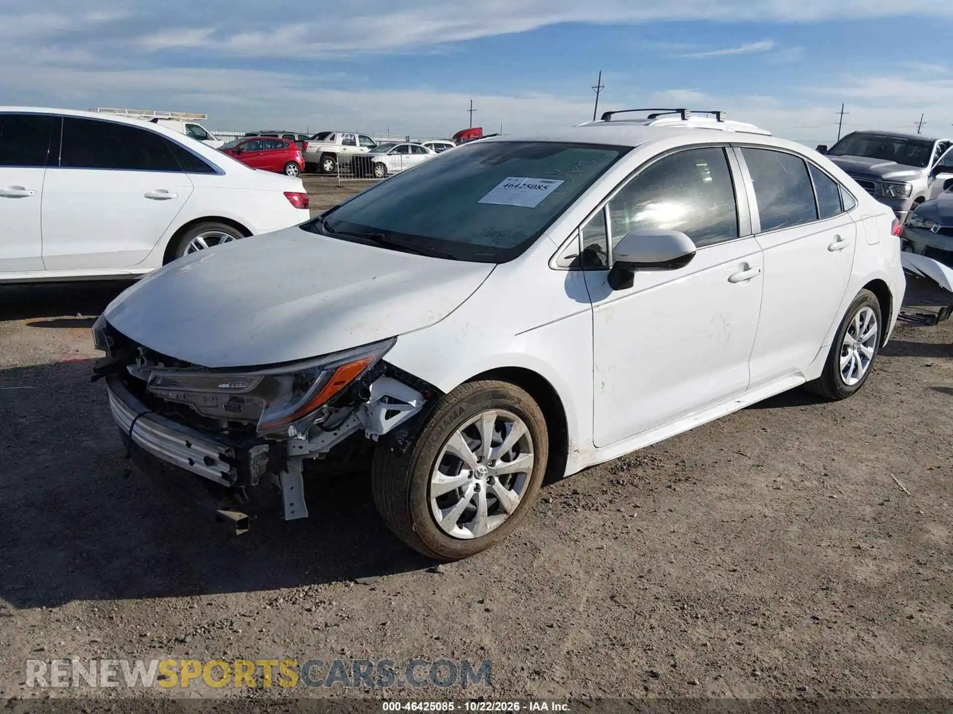 2 Фотография поврежденного автомобиля JTDEPMAE2MJ173926 TOYOTA COROLLA 2021