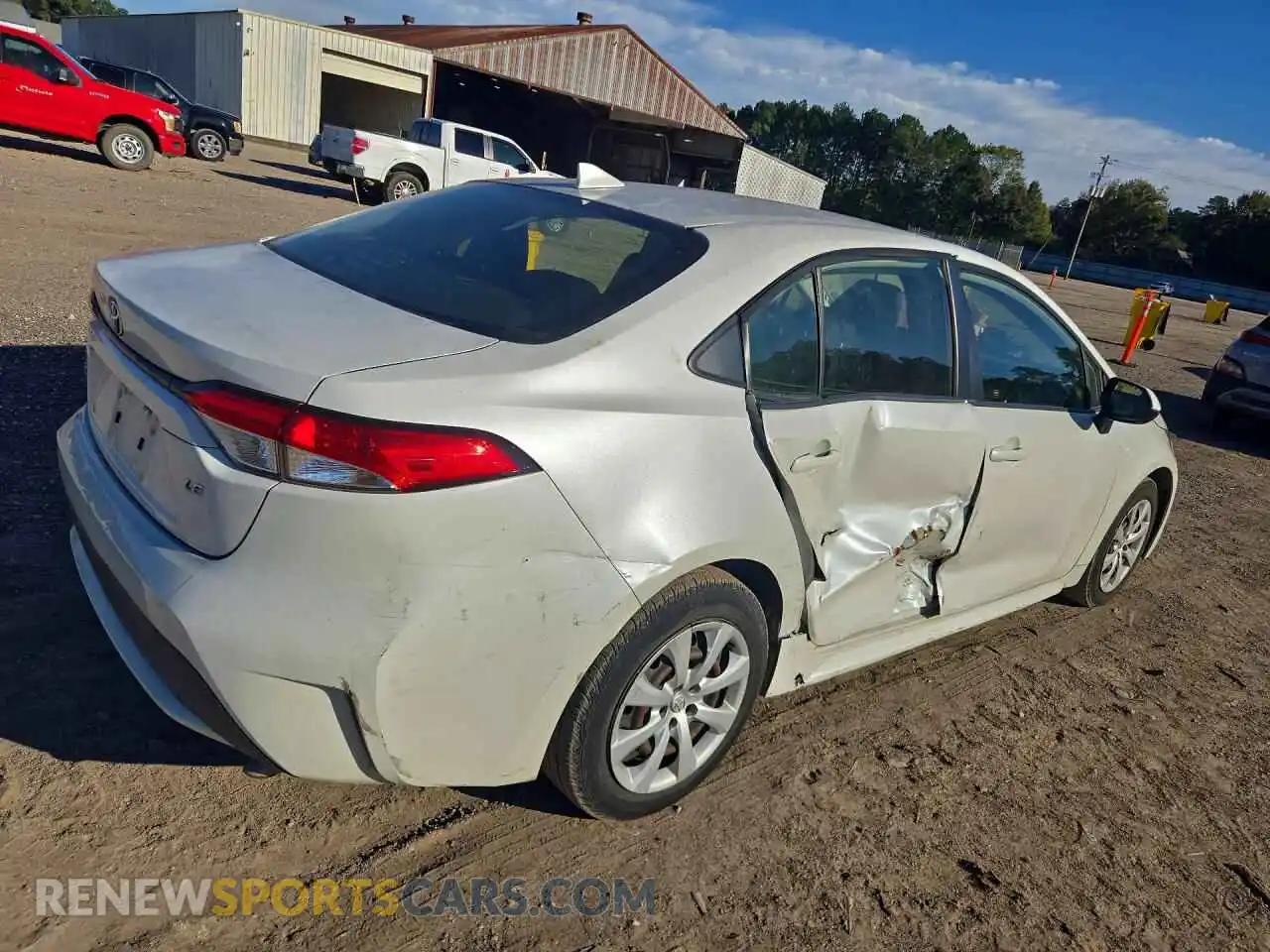 3 fotografías del automóvil dañado JTDEPMAE2MJ176177 TOYOTA COROLLA 2021