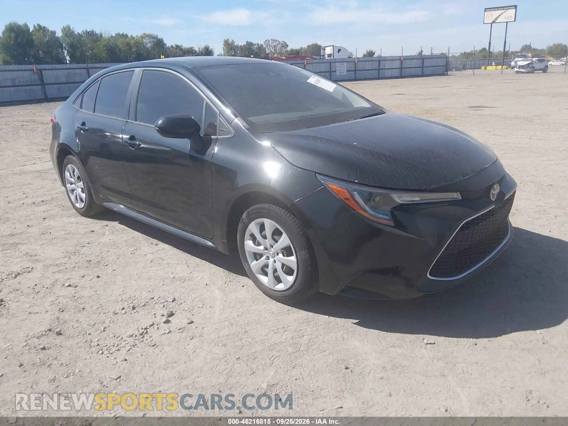 1 Photograph of a damaged car JTDEPMAE2MJ176440 TOYOTA COROLLA 2021
