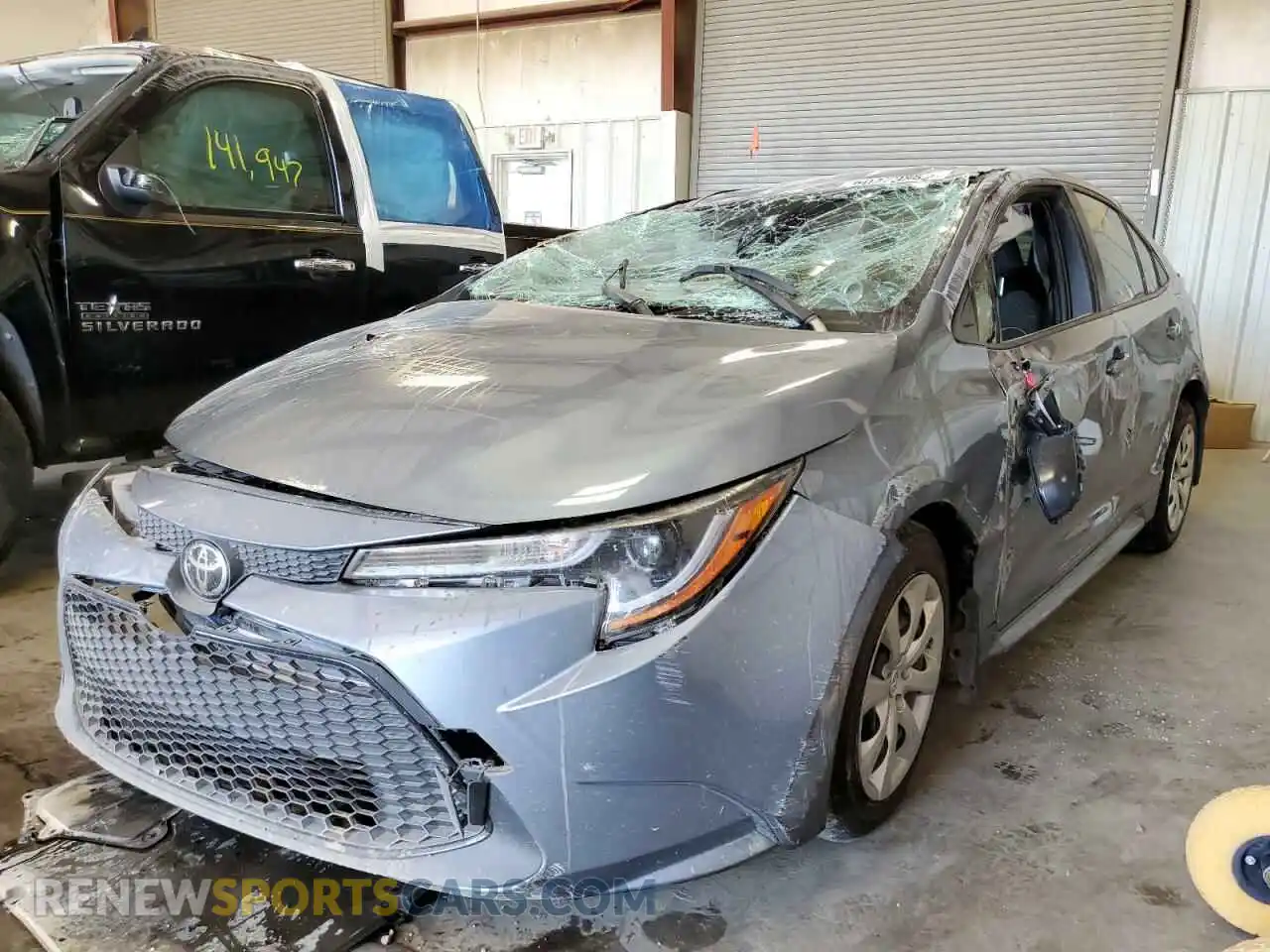 2 Photograph of a damaged car JTDEPMAE2MJ178382 TOYOTA COROLLA 2021
