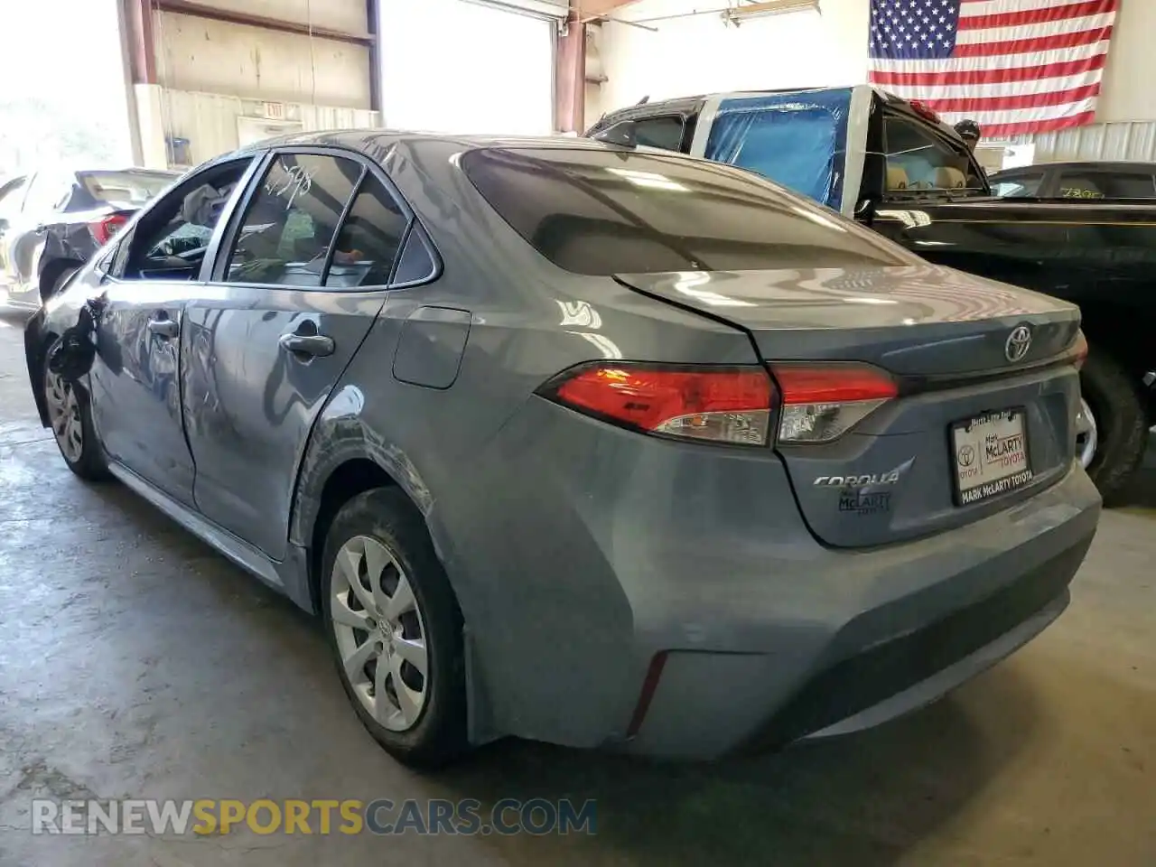 3 Photograph of a damaged car JTDEPMAE2MJ178382 TOYOTA COROLLA 2021
