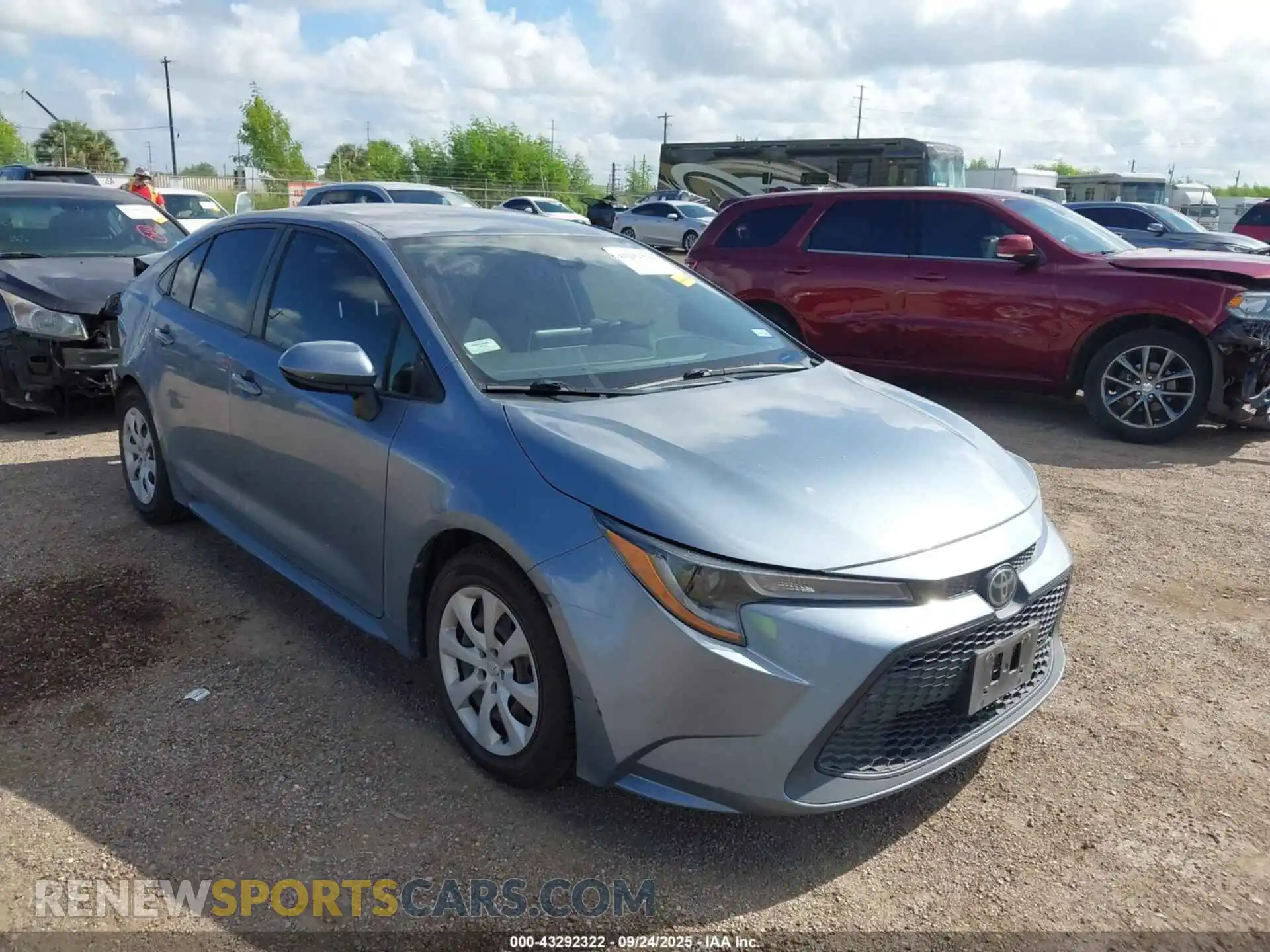 1 Photograph of a damaged car JTDEPMAE2MJ178561 TOYOTA COROLLA 2021