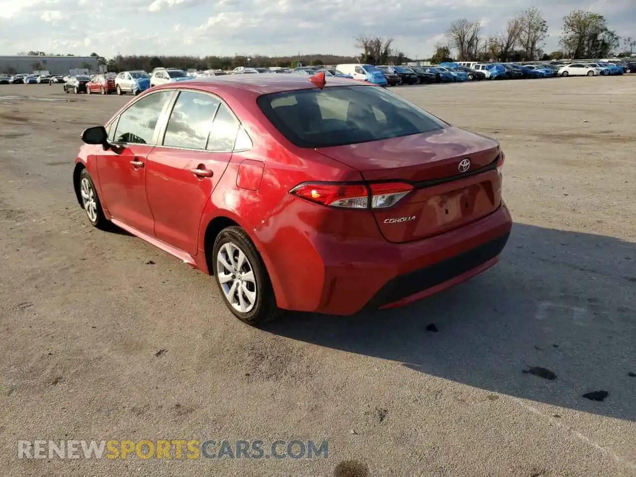 3 Photograph of a damaged car JTDEPMAE2MJ179211 TOYOTA COROLLA 2021