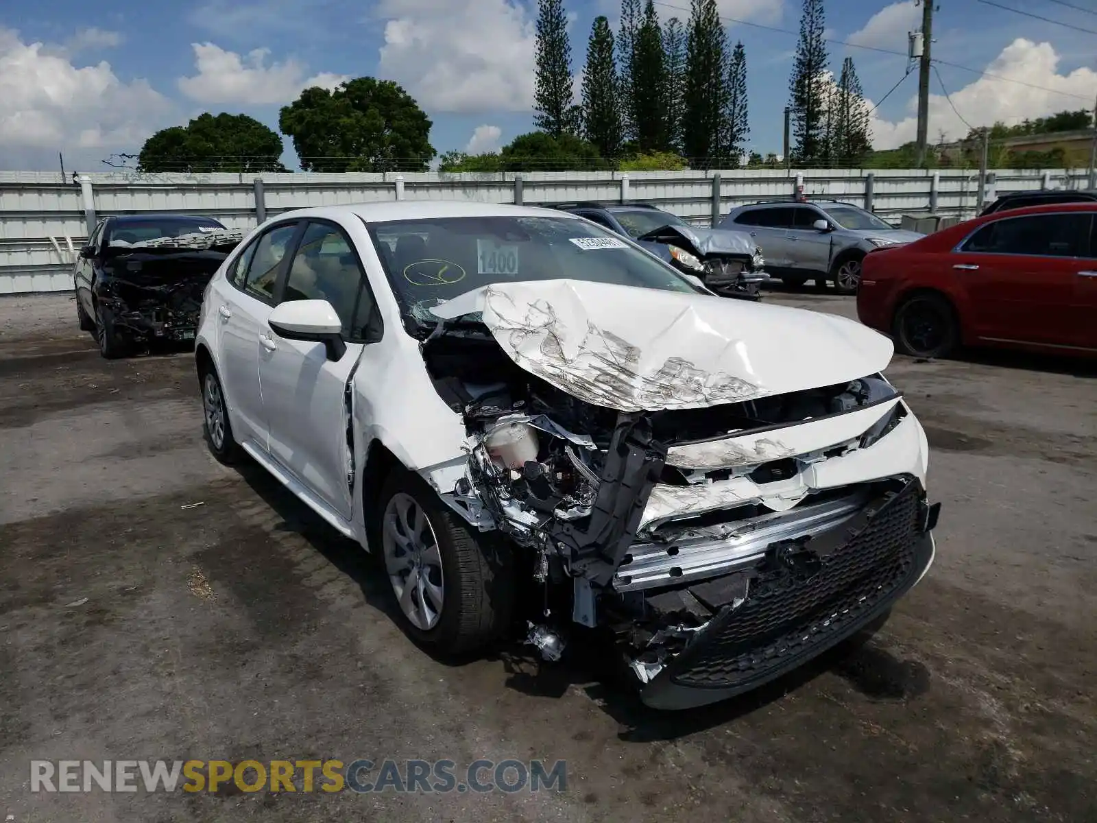 1 fotografías del automóvil dañado JTDEPMAE2MJ180732 TOYOTA COROLLA 2021