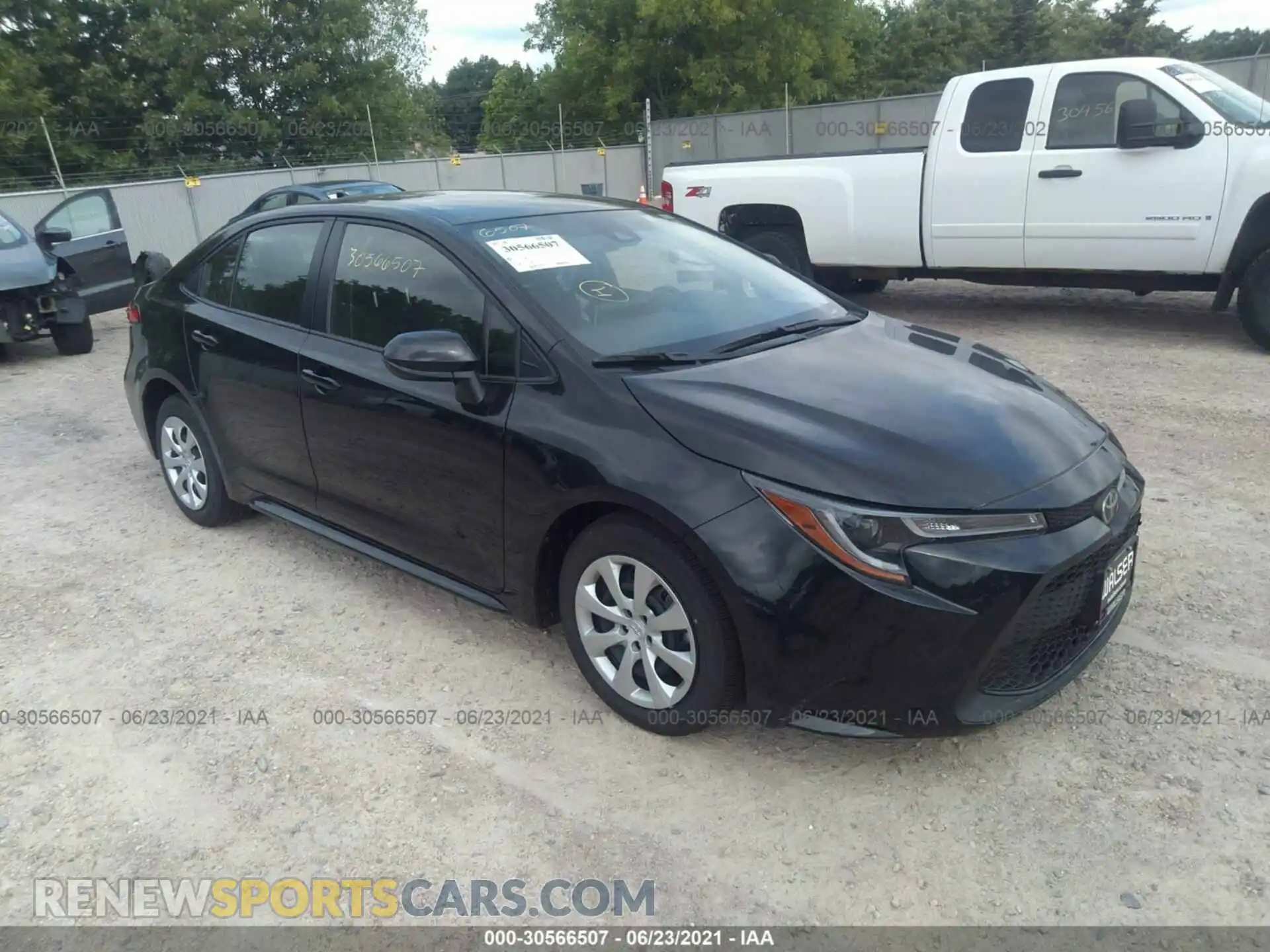 1 Photograph of a damaged car JTDEPMAE2MJ182027 TOYOTA COROLLA 2021