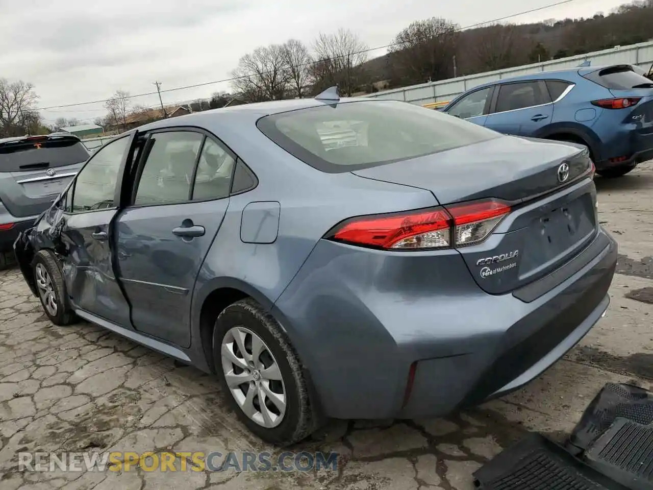 2 Photograph of a damaged car JTDEPMAE2MJ182044 TOYOTA COROLLA 2021