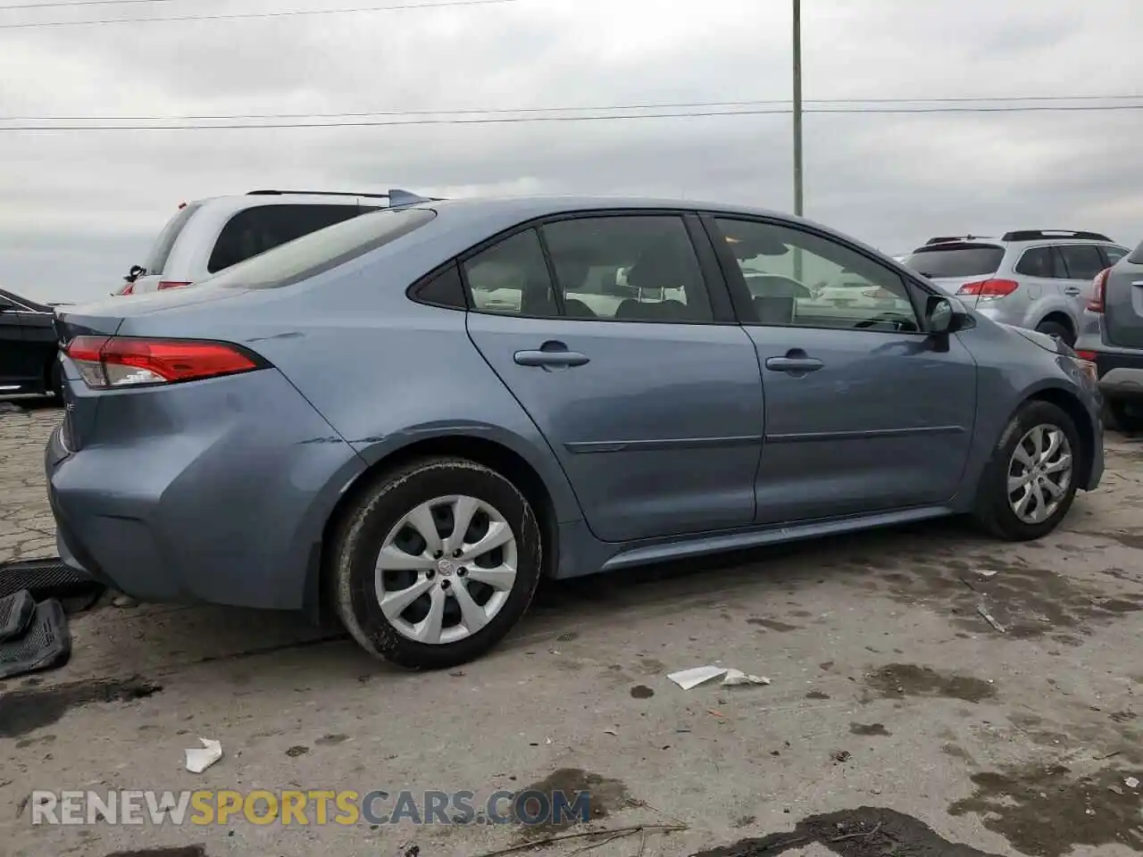 3 Photograph of a damaged car JTDEPMAE2MJ182044 TOYOTA COROLLA 2021
