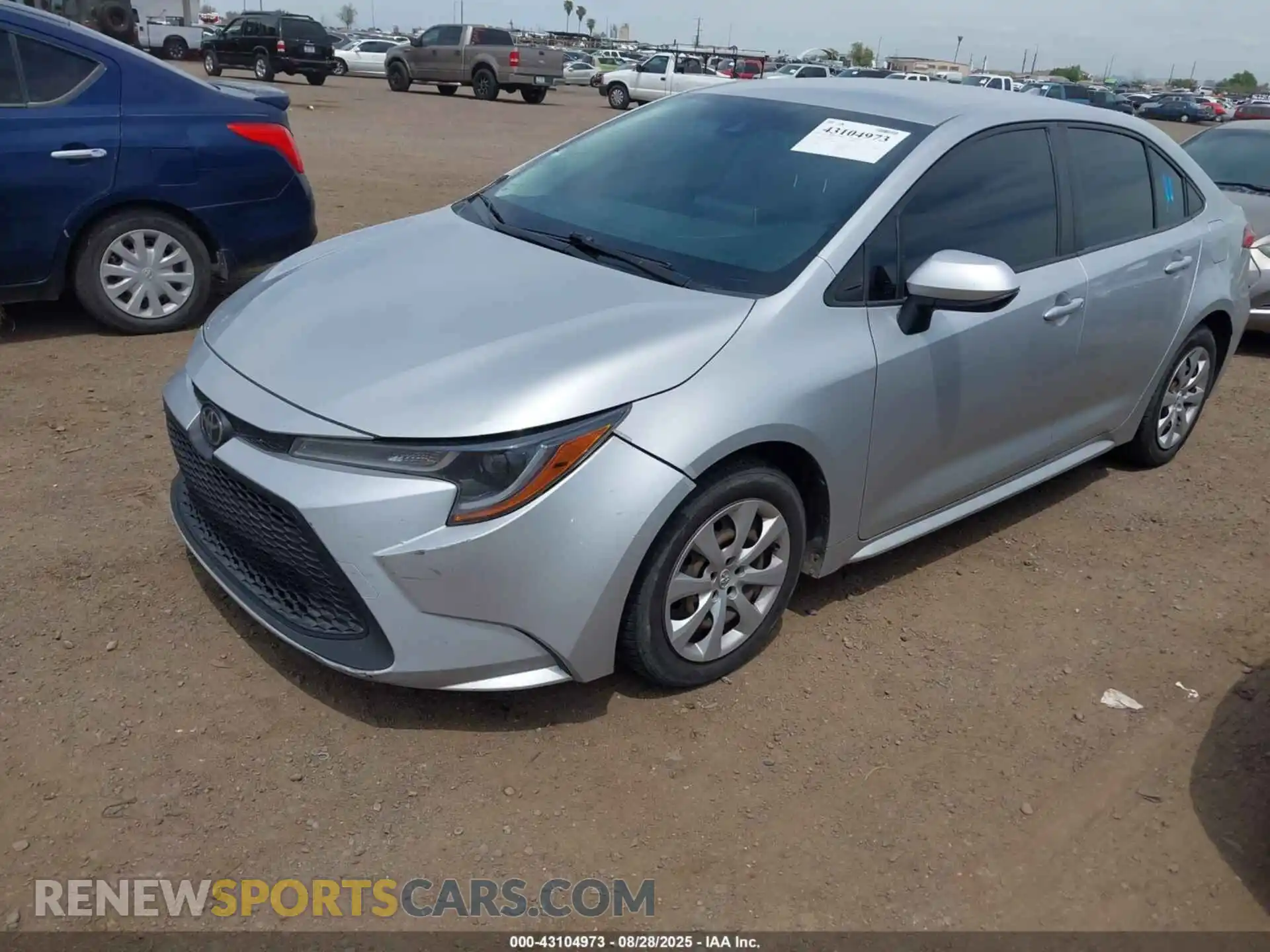 2 Photograph of a damaged car JTDEPMAE2MJ183050 TOYOTA COROLLA 2021