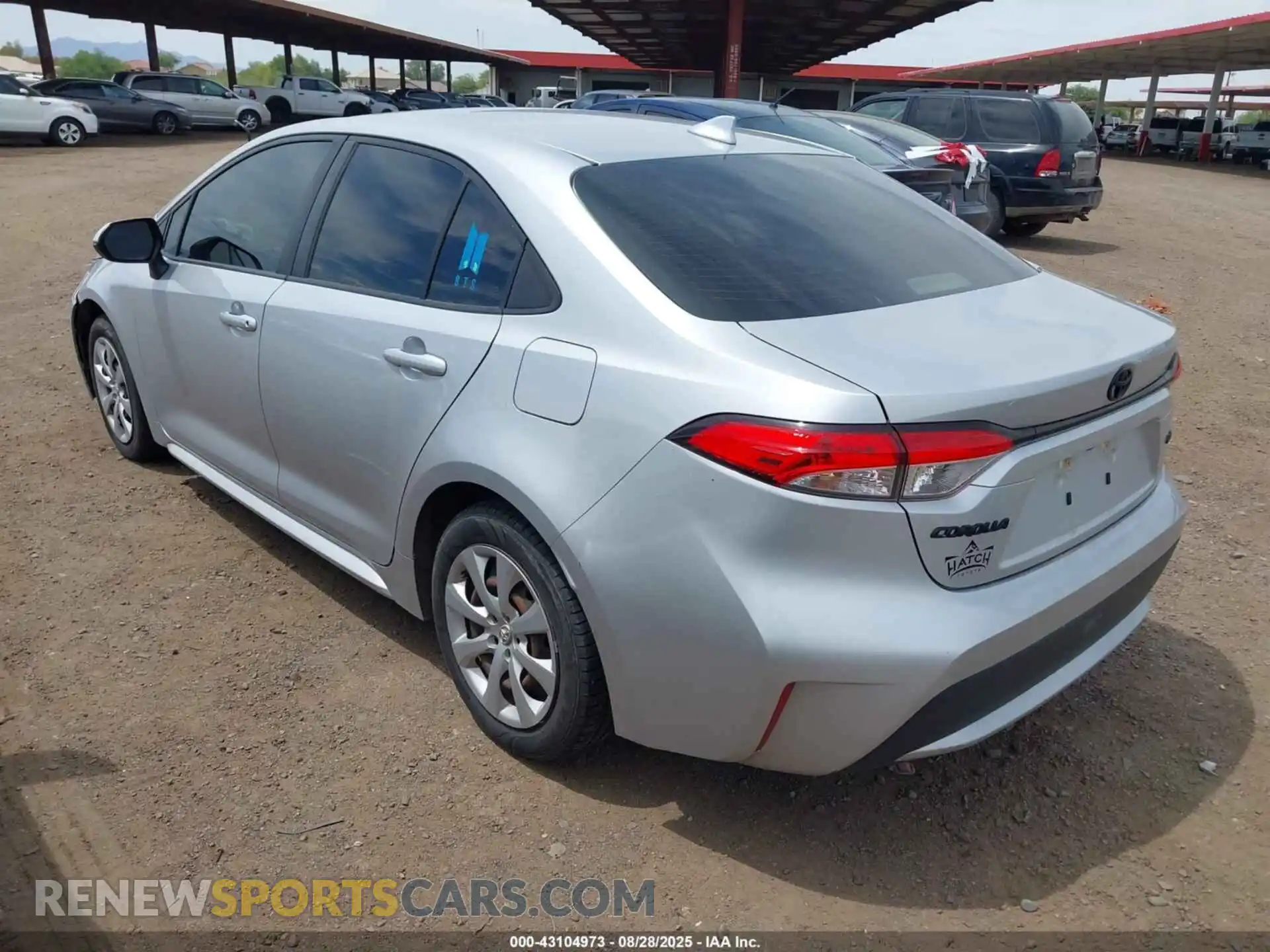 3 Photograph of a damaged car JTDEPMAE2MJ183050 TOYOTA COROLLA 2021