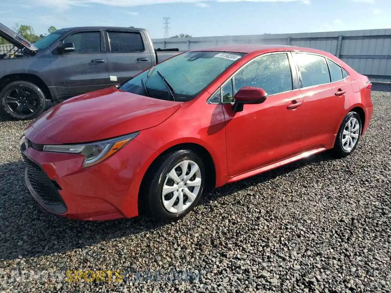 1 Photograph of a damaged car JTDEPMAE2MJ185106 TOYOTA COROLLA 2021