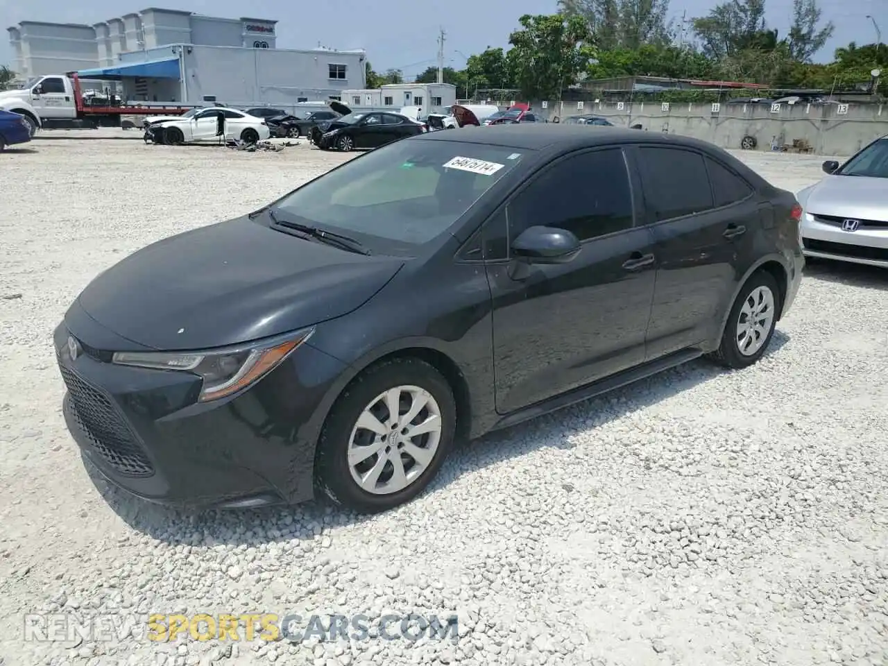 1 Photograph of a damaged car JTDEPMAE2MJ185672 TOYOTA COROLLA 2021