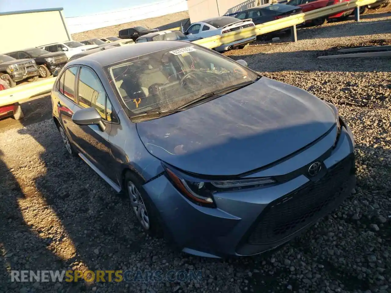 1 Photograph of a damaged car JTDEPMAE2MJ185915 TOYOTA COROLLA 2021