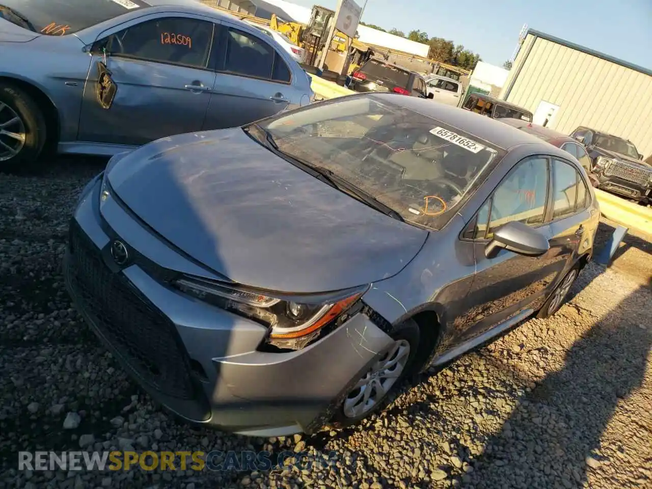 2 Photograph of a damaged car JTDEPMAE2MJ185915 TOYOTA COROLLA 2021