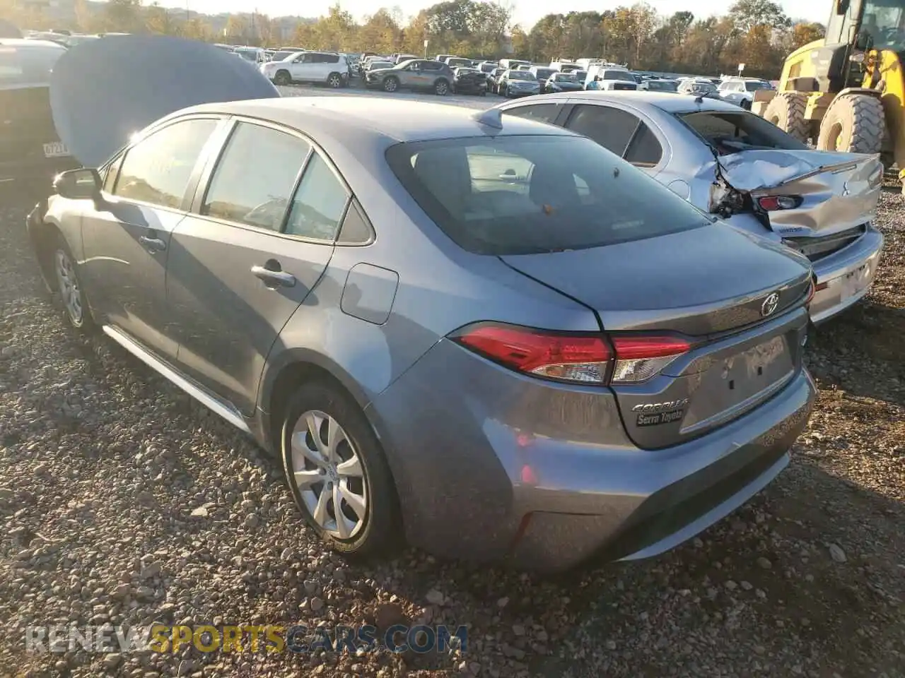 3 Photograph of a damaged car JTDEPMAE2MJ185915 TOYOTA COROLLA 2021