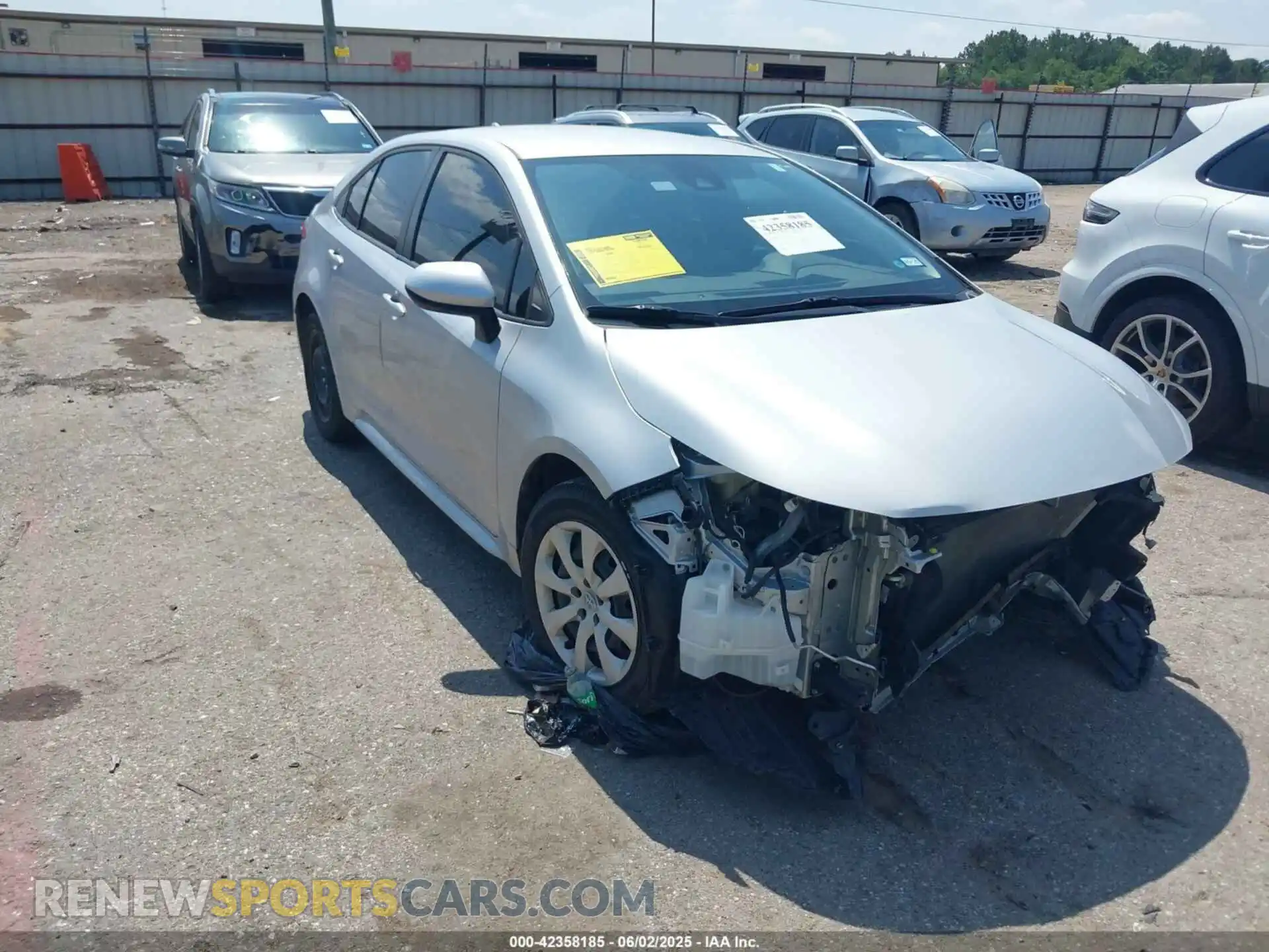 1 Photograph of a damaged car JTDEPMAE2MJ186868 TOYOTA COROLLA 2021