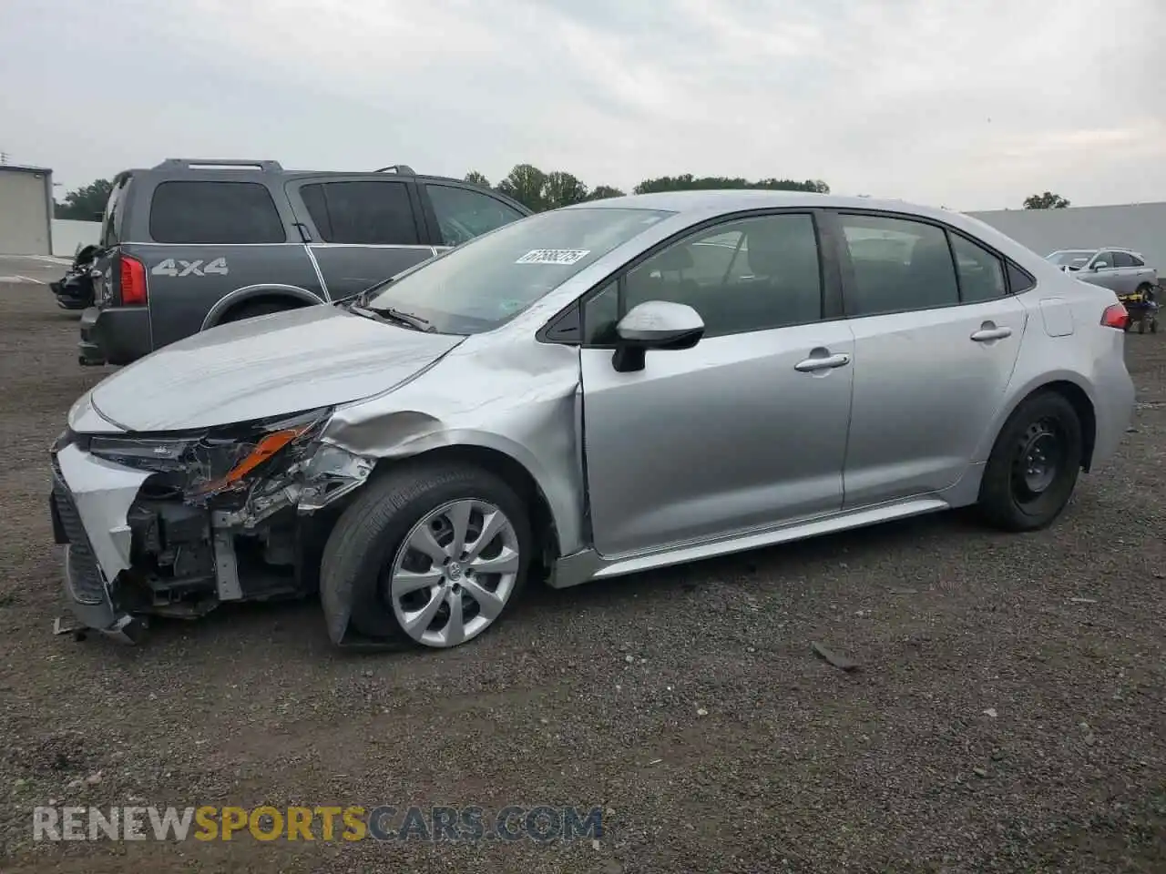 1 Photograph of a damaged car JTDEPMAE2MJ188183 TOYOTA COROLLA 2021