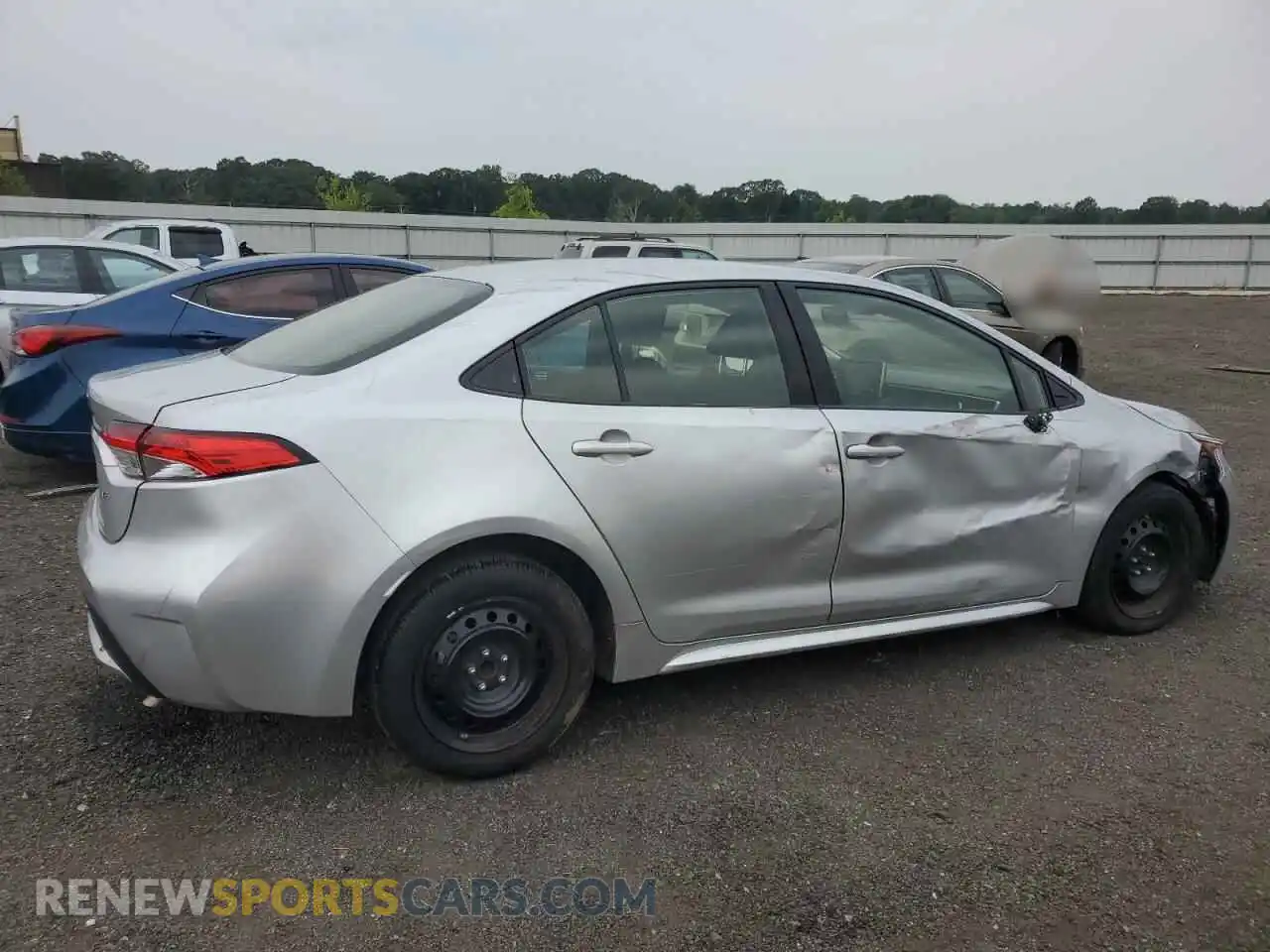3 Photograph of a damaged car JTDEPMAE2MJ188183 TOYOTA COROLLA 2021