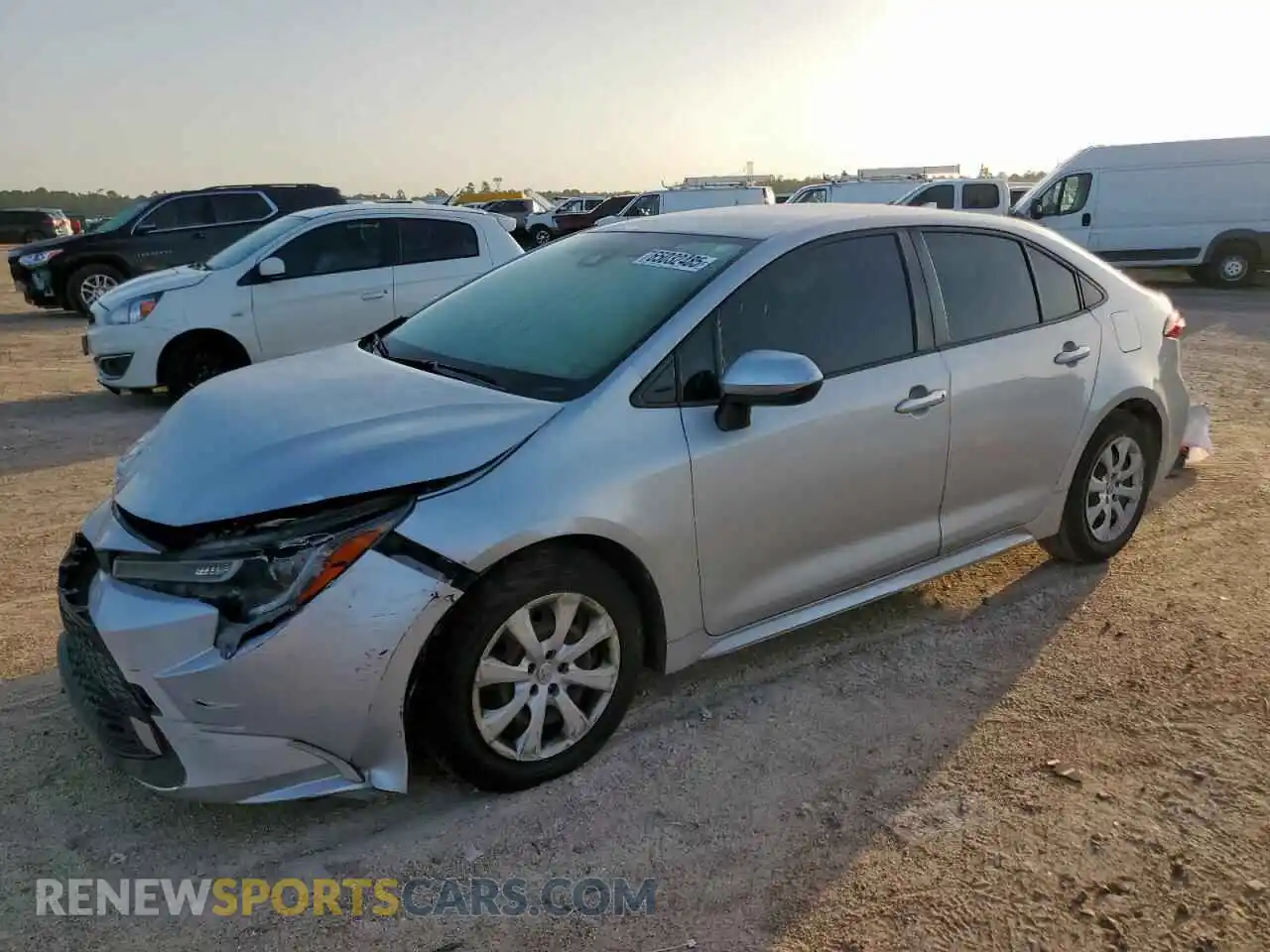 1 Photograph of a damaged car JTDEPMAE2MJ189429 TOYOTA COROLLA 2021