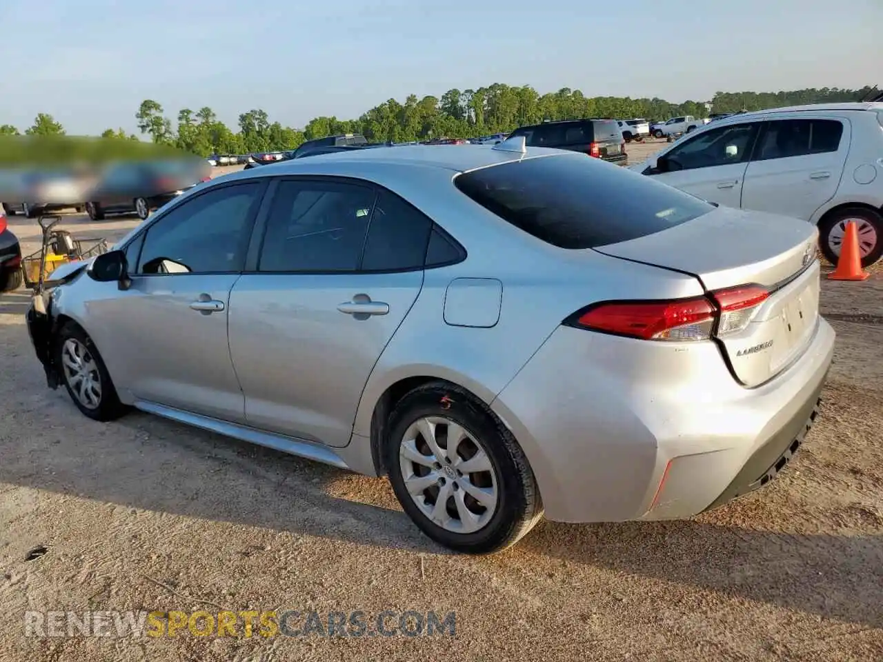 2 Photograph of a damaged car JTDEPMAE2MJ189429 TOYOTA COROLLA 2021