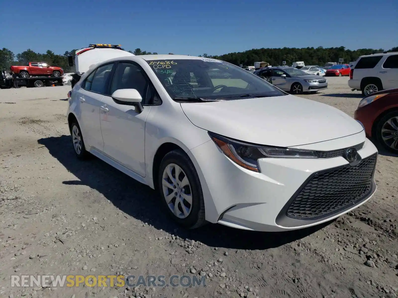 1 Photograph of a damaged car JTDEPMAE2MJ189835 TOYOTA COROLLA 2021