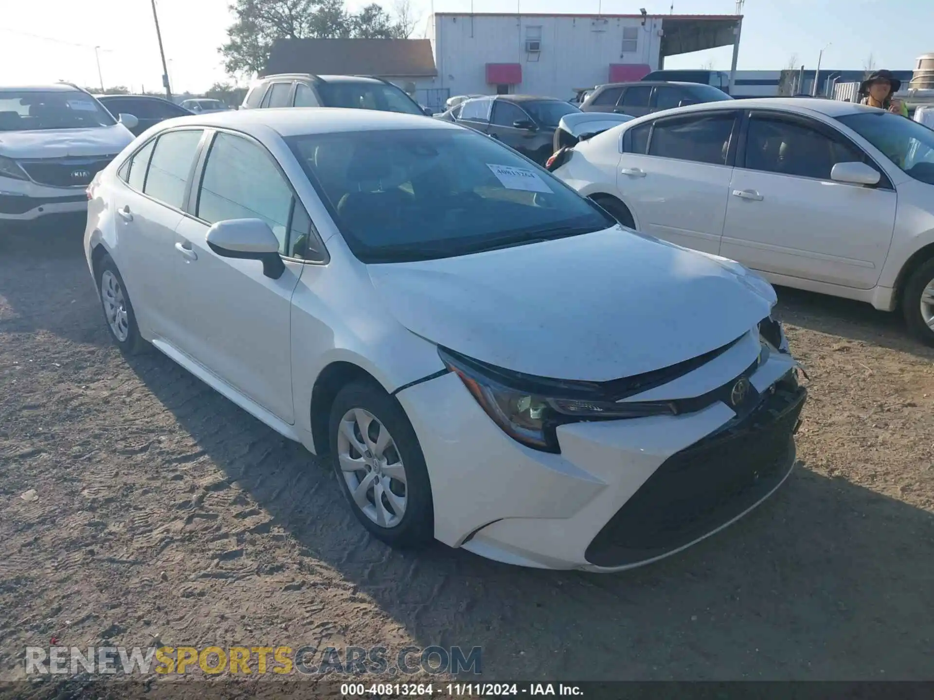 1 Photograph of a damaged car JTDEPMAE3MJ118076 TOYOTA COROLLA 2021